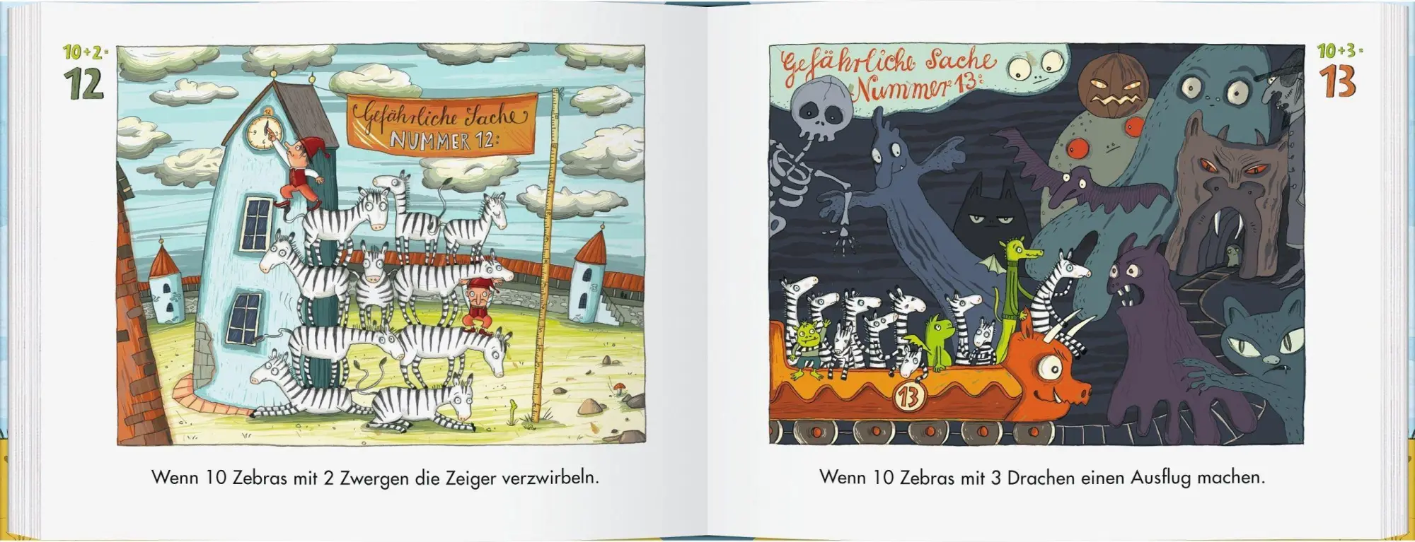 Bild: 9783836964227 | Gefährliche Sachen zum Zählen und Lachen | Von 1 bis 20 | Kulot | Buch
