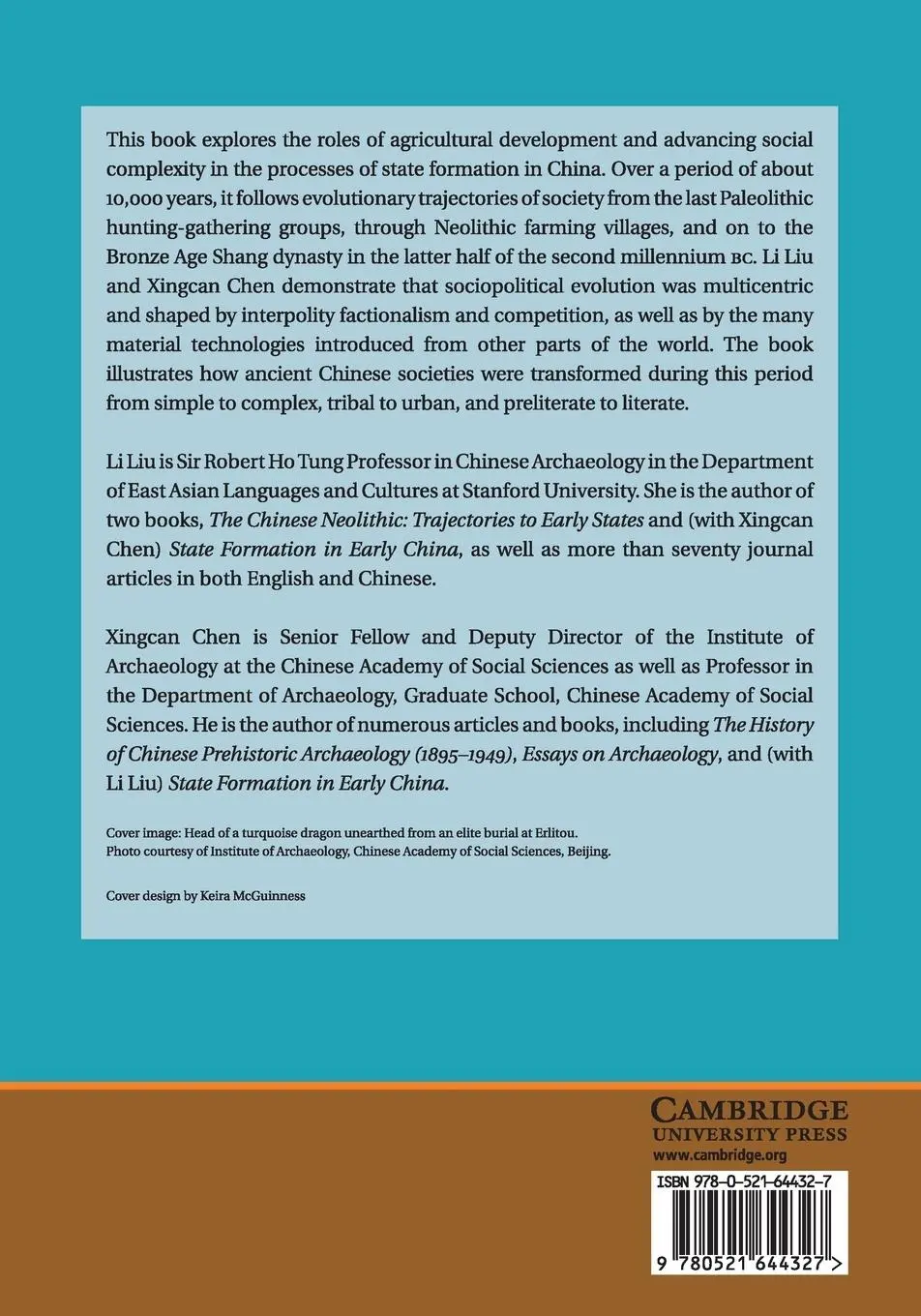 Rückseite: 9780521644327 | The Archaeology of China | Li Liu (u. a.) | Taschenbuch | Englisch