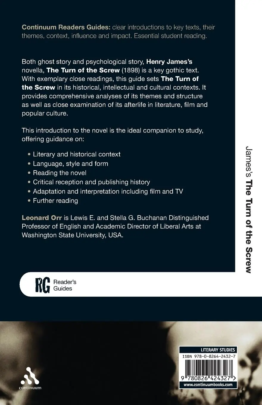 Rückseite: 9780826424327 | James's The Turn of the Screw | Leonard Orr | Taschenbuch | Englisch