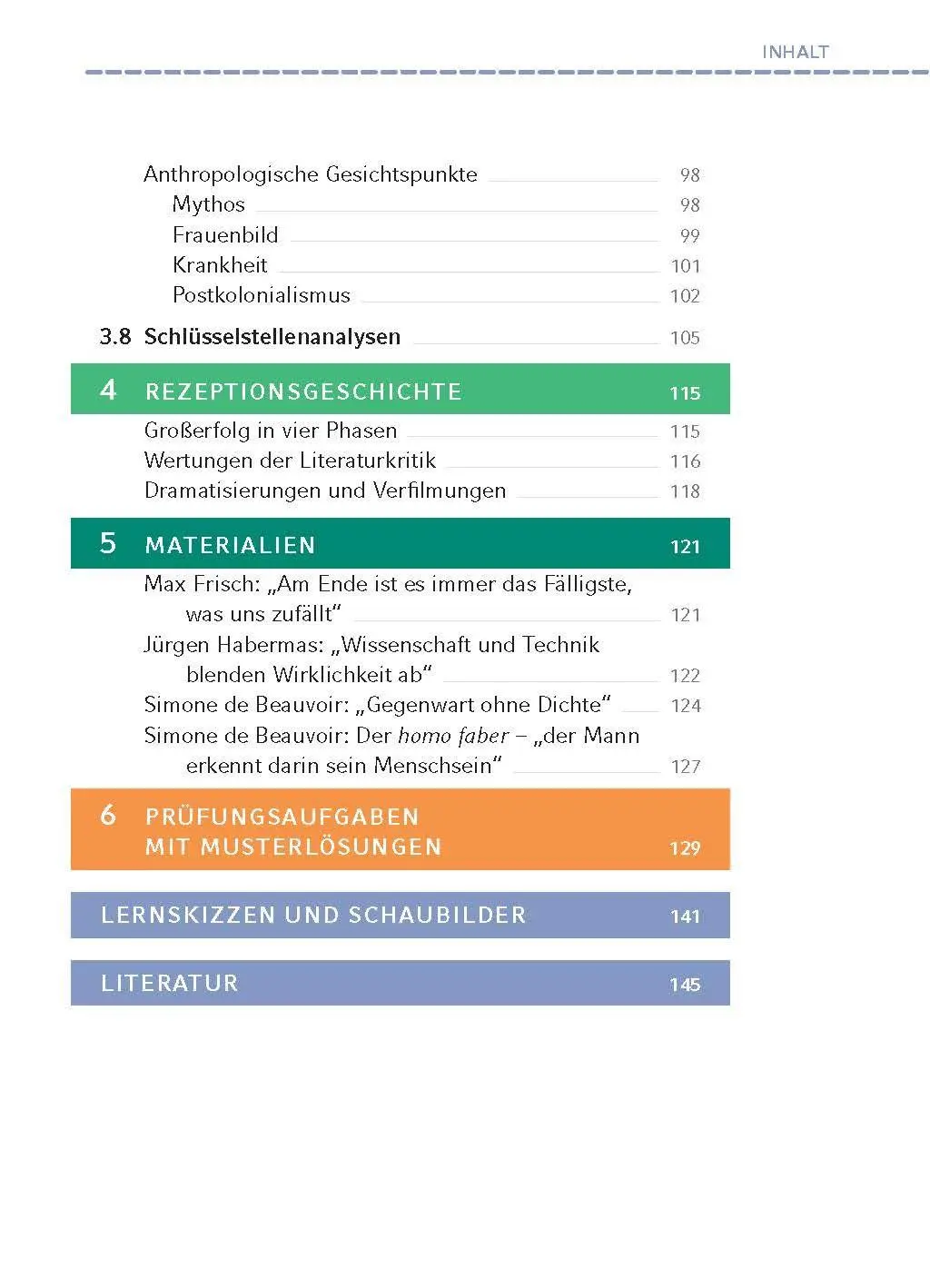Bild: 9783129304327 | Homo faber von Max Frisch | Textanalyse und Interpretation | Buch