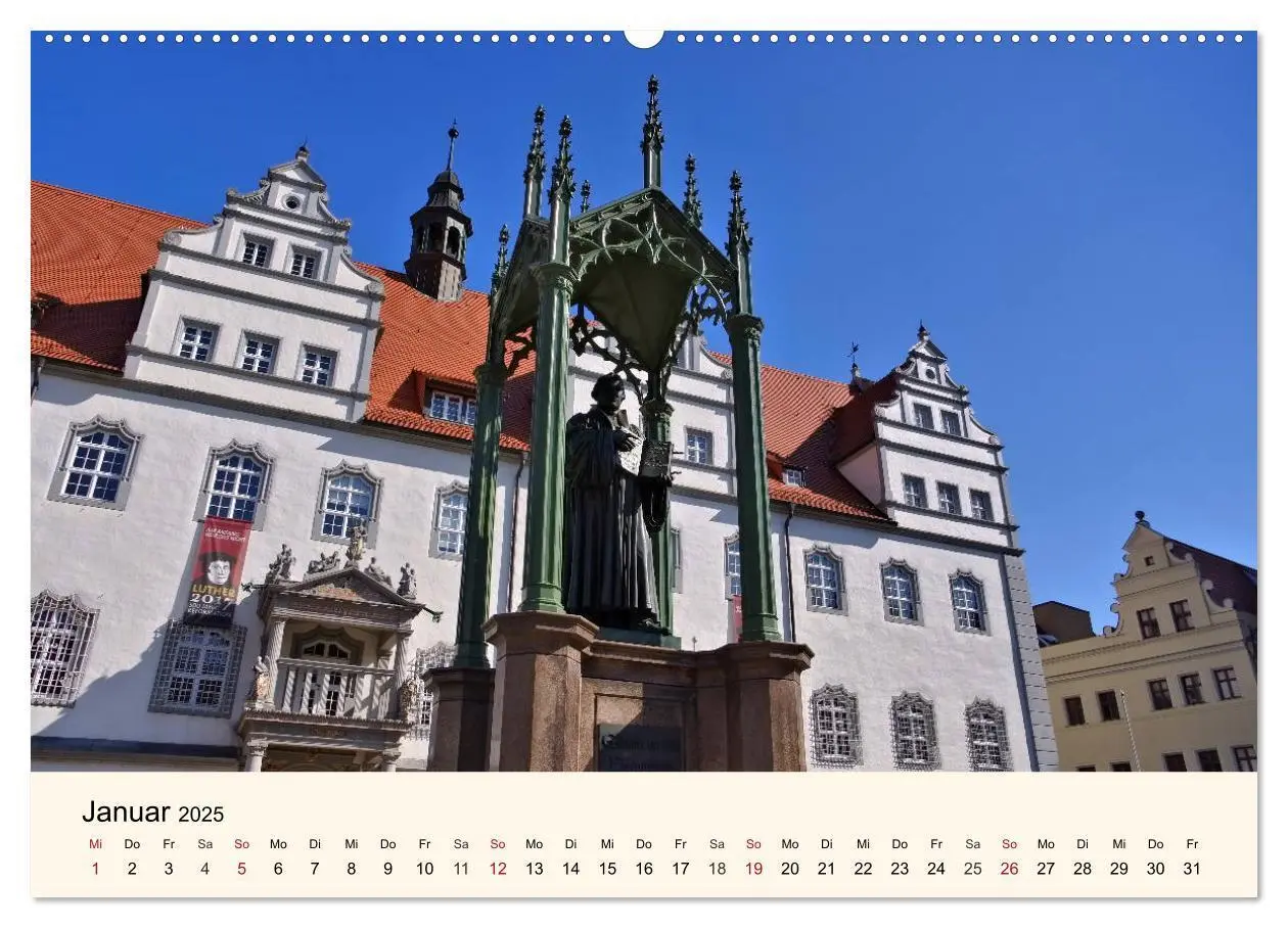 Bild: 9783435454327 | Lutherstadt Wittenberg - Stadt der Reformation (Wandkalender 2025...