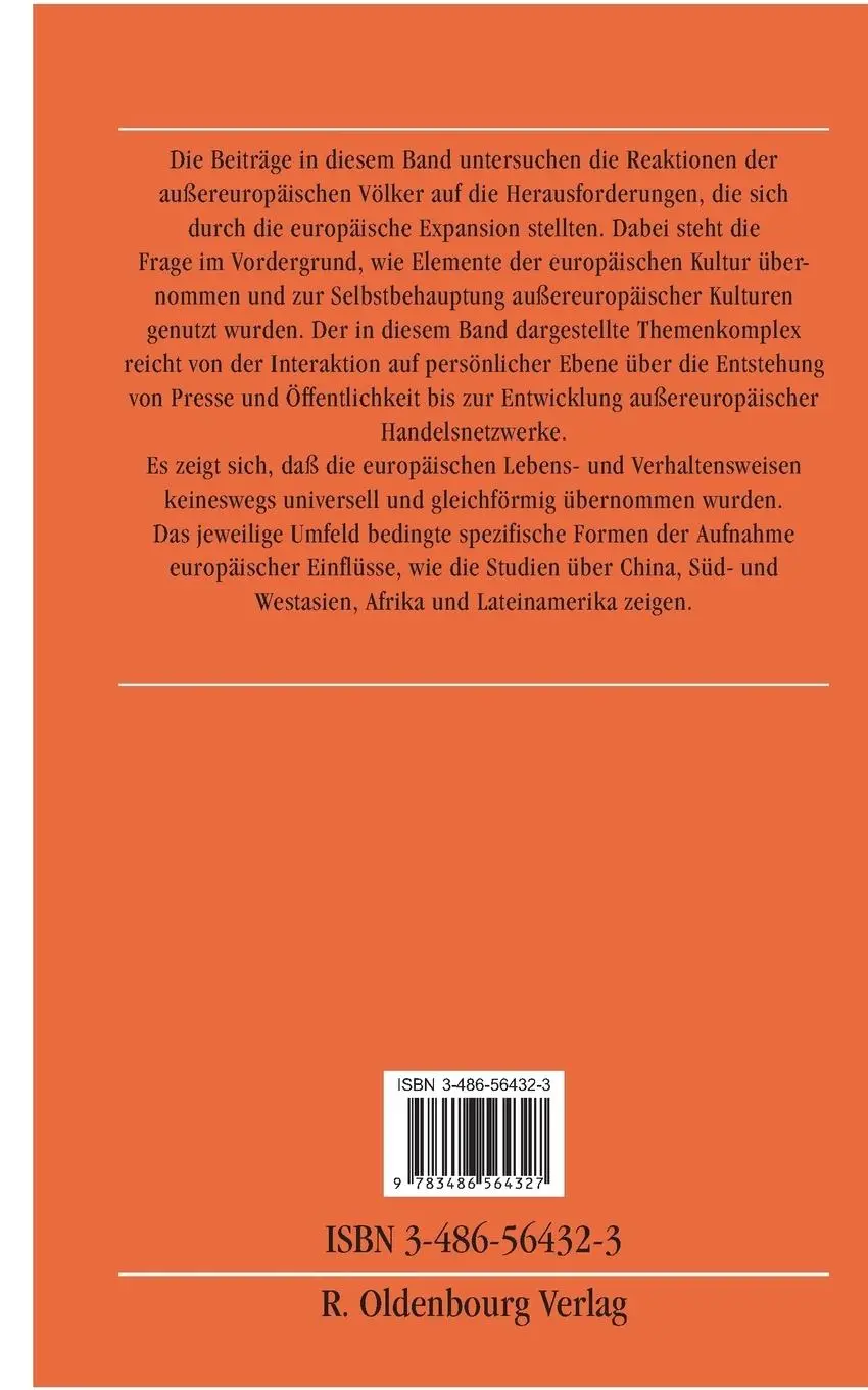 Rückseite: 9783486564327 | Aneignung und Selbstbehauptung | Dietmar Rothermund | Taschenbuch