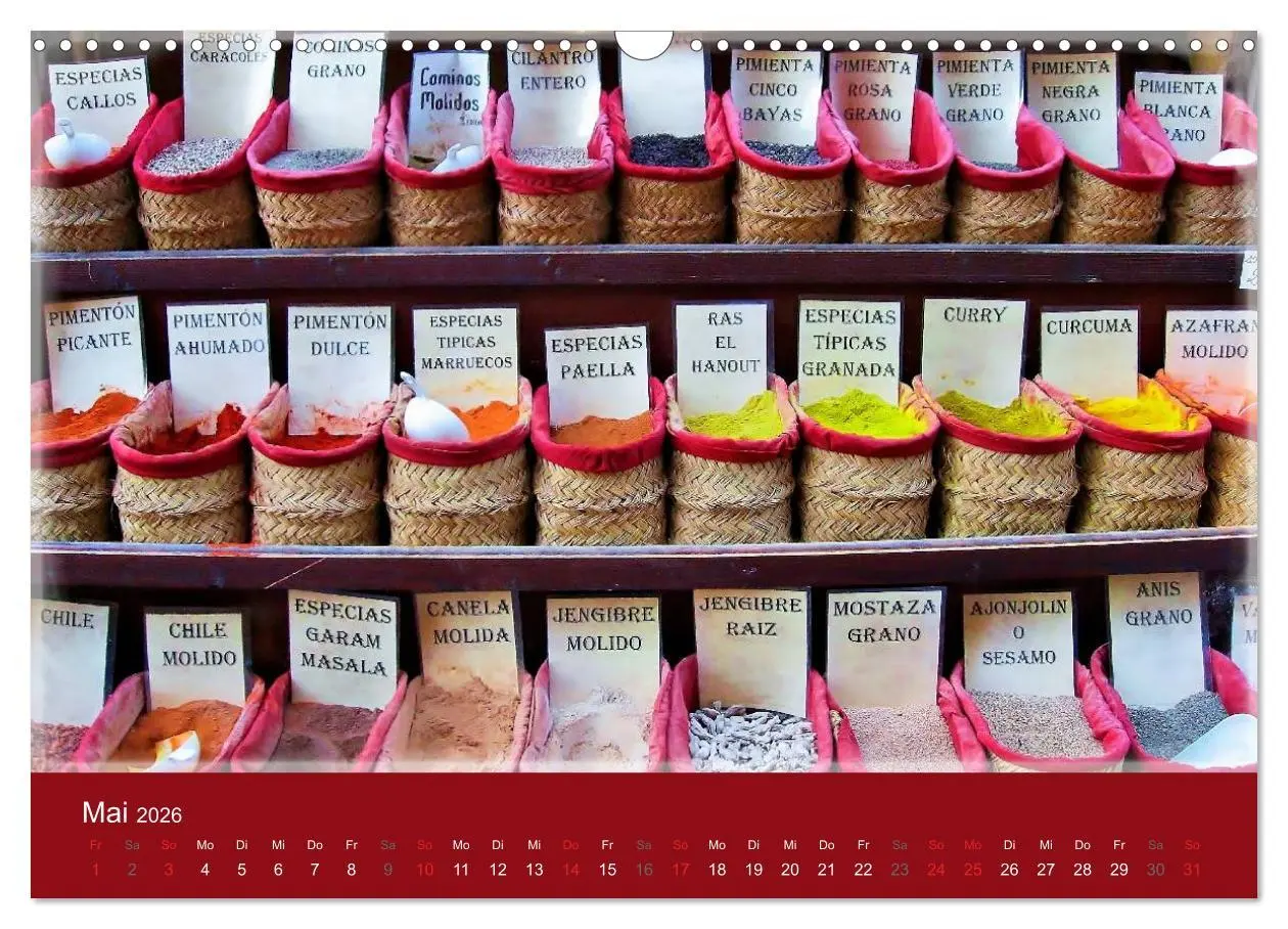 Bild: 9783516014327 | Spanische LebensArt (Wandkalender 2026 DIN A3 quer), CALVENDO...