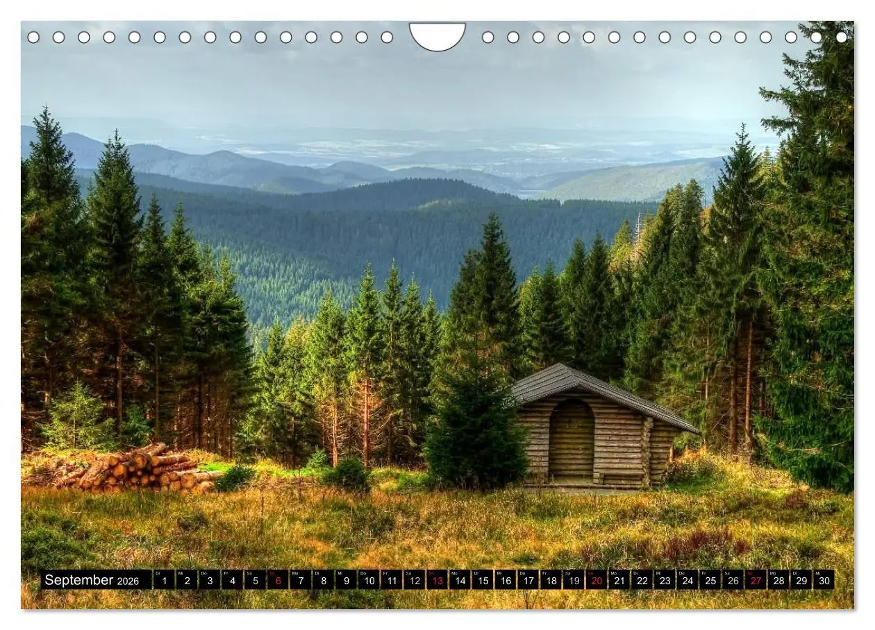 Bild: 9783516184327 | Harz Landschaften (Wandkalender 2026 DIN A4 quer), CALVENDO...