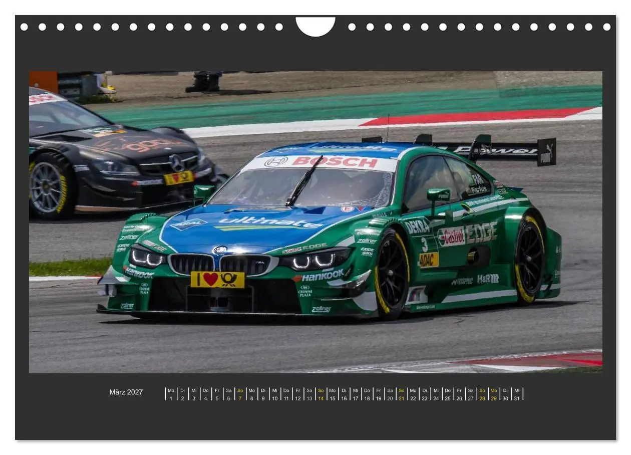 Bild: 9783594094327 | DTM-SPIELBERG (Wandkalender 2027 DIN A4 quer), CALVENDO Monatskalender