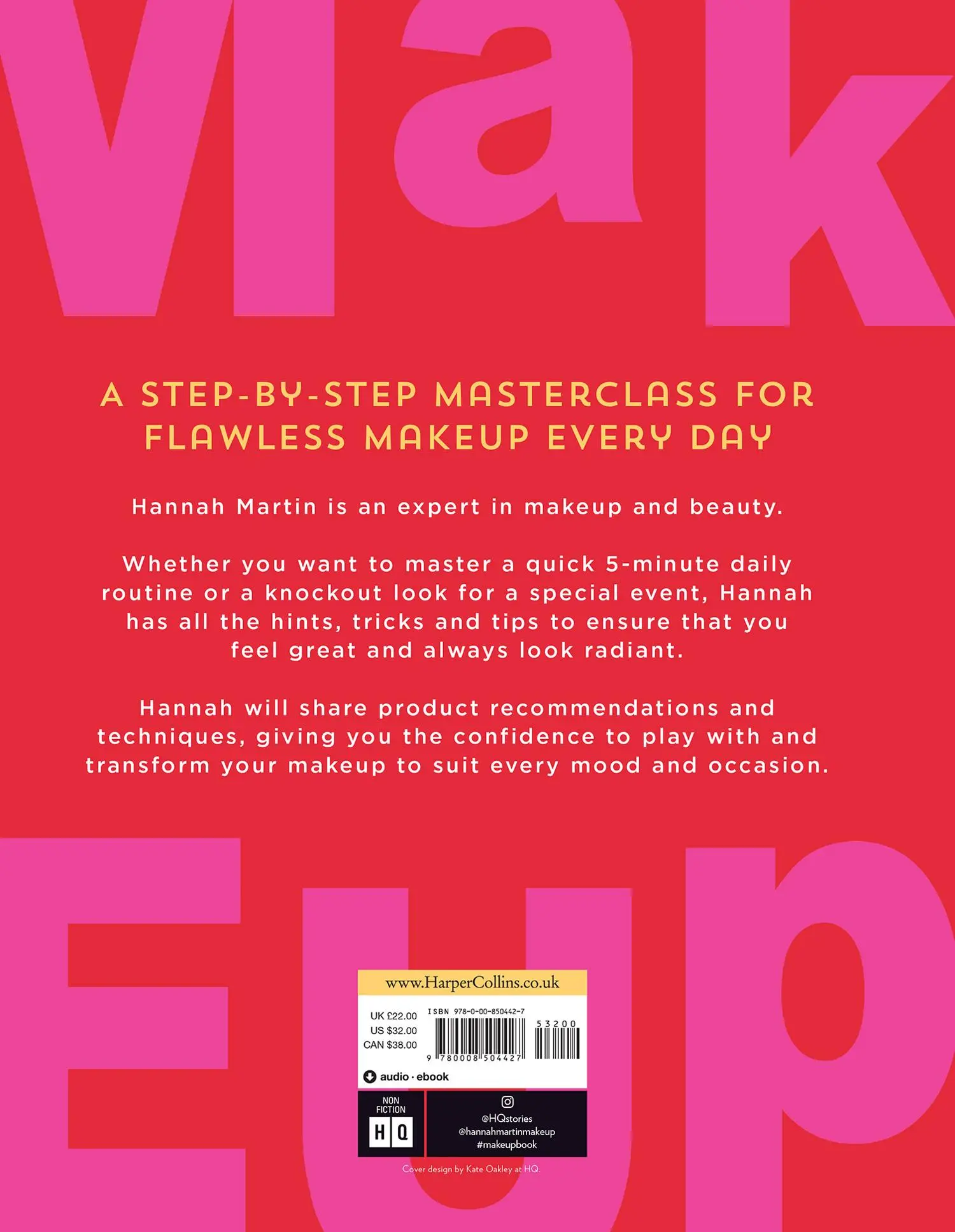 Rückseite: 9780008504427 | Makeup | Hannah Martin | Buch | Gebunden | Englisch | 2023