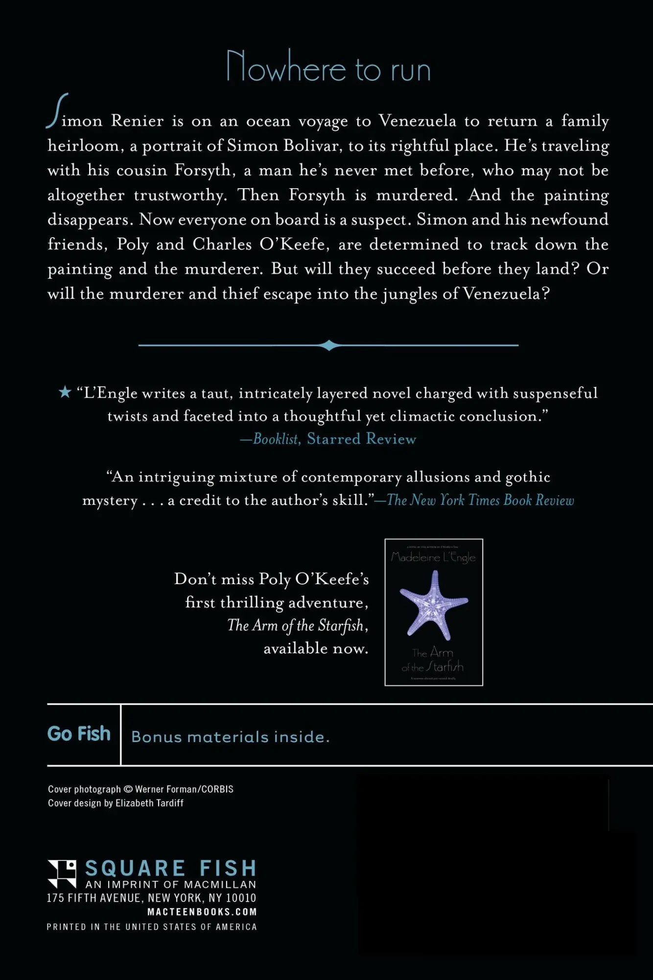 Rückseite: 9780312674427 | Dragons in the Waters | Madeleine L'Engle | Taschenbuch | Englisch