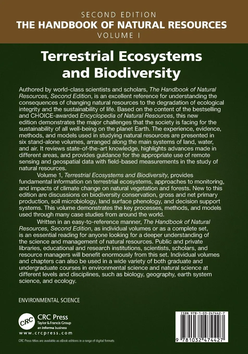 Rückseite: 9781032474427 | Terrestrial Ecosystems and Biodiversity | Yeqiao Wang | Taschenbuch