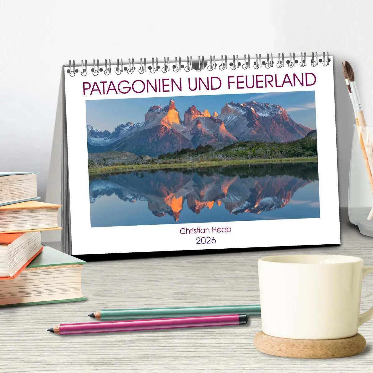Bild: 9783457774427 | Patagonien und Feuerland (Tischkalender 2026 DIN A5 quer), CALVENDO...
