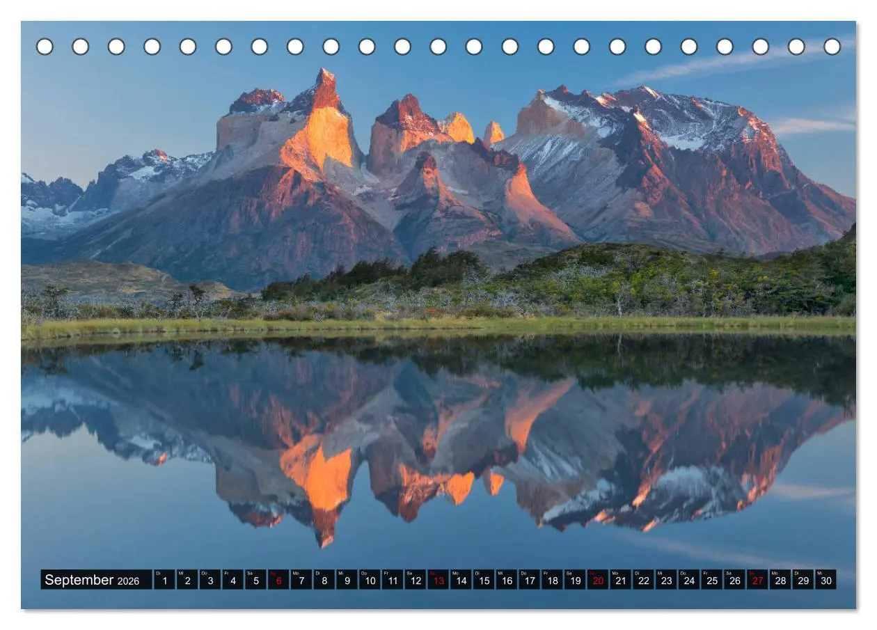 Bild: 9783457774427 | Patagonien und Feuerland (Tischkalender 2026 DIN A5 quer), CALVENDO...
