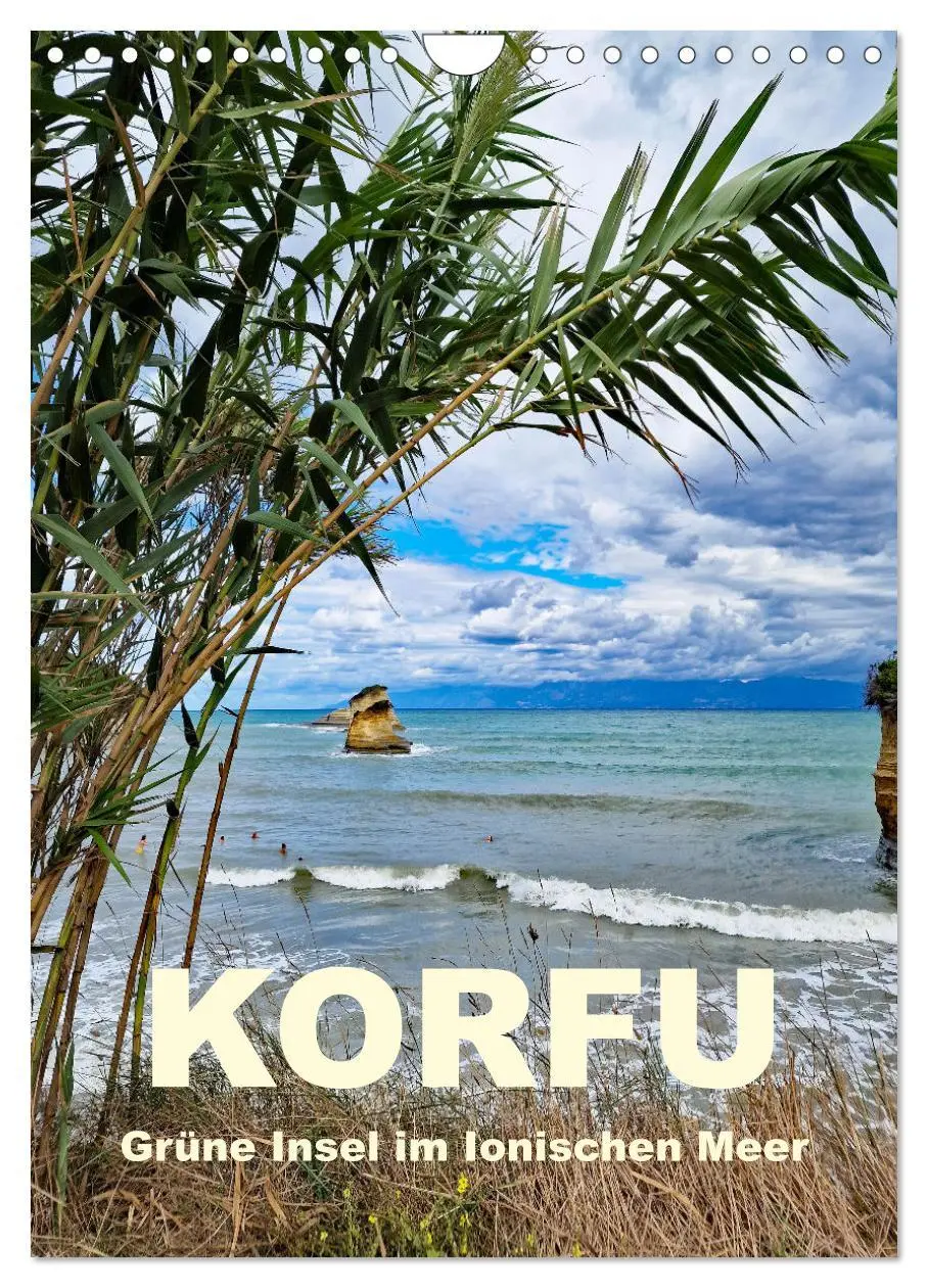Cover: 9783516244427 | Korfu Grüne Insel im Ionischen Meer (Wandkalender 2026 DIN A4...