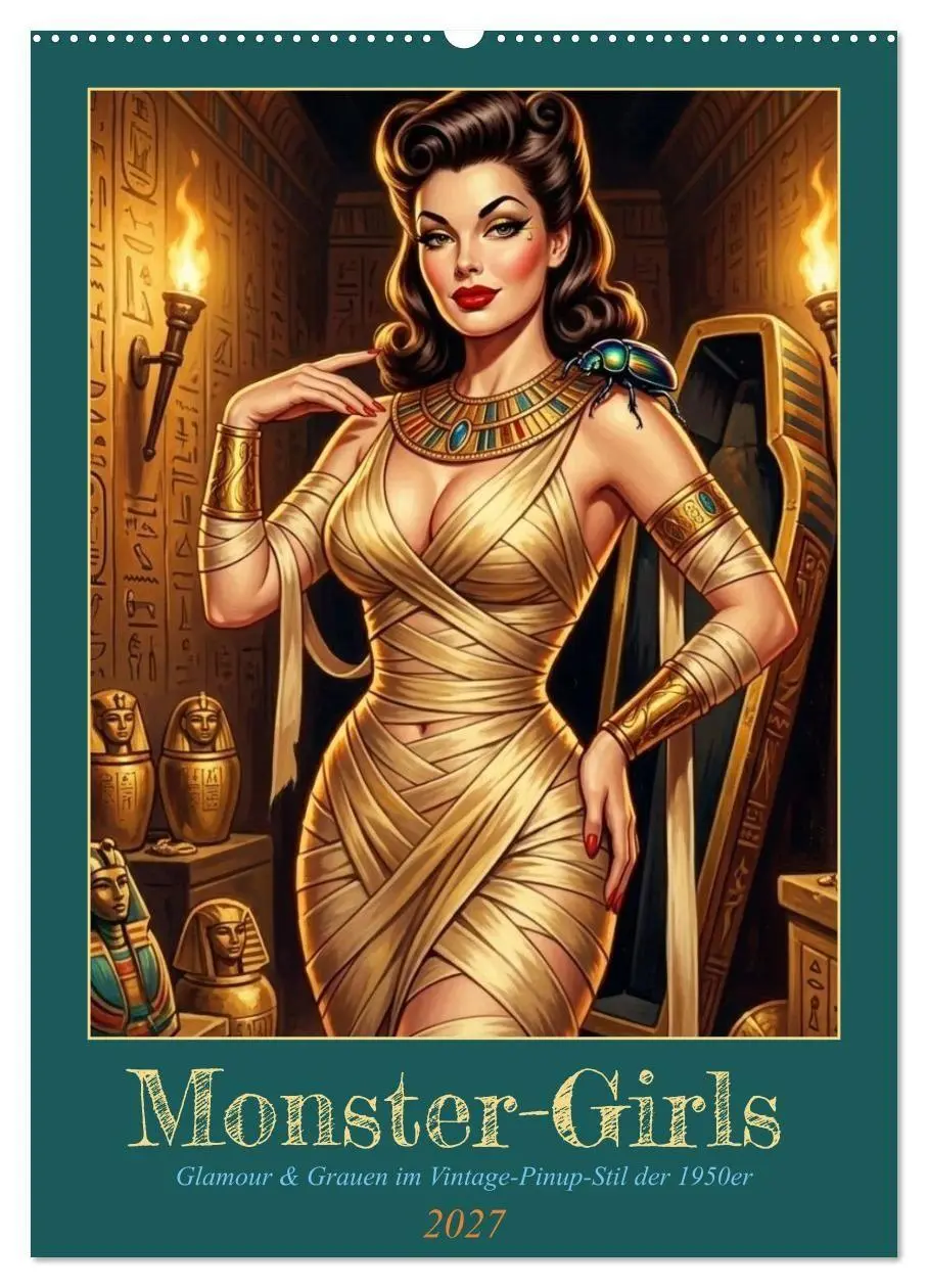 Cover: 9783516794427 | Monster-Girls (Wandkalender 2027 DIN A2 hoch), CALVENDO Monatskalender