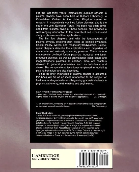 Rückseite: 9780521484527 | Plasma Physics | An Introductory Course | Richard Dendy | Taschenbuch