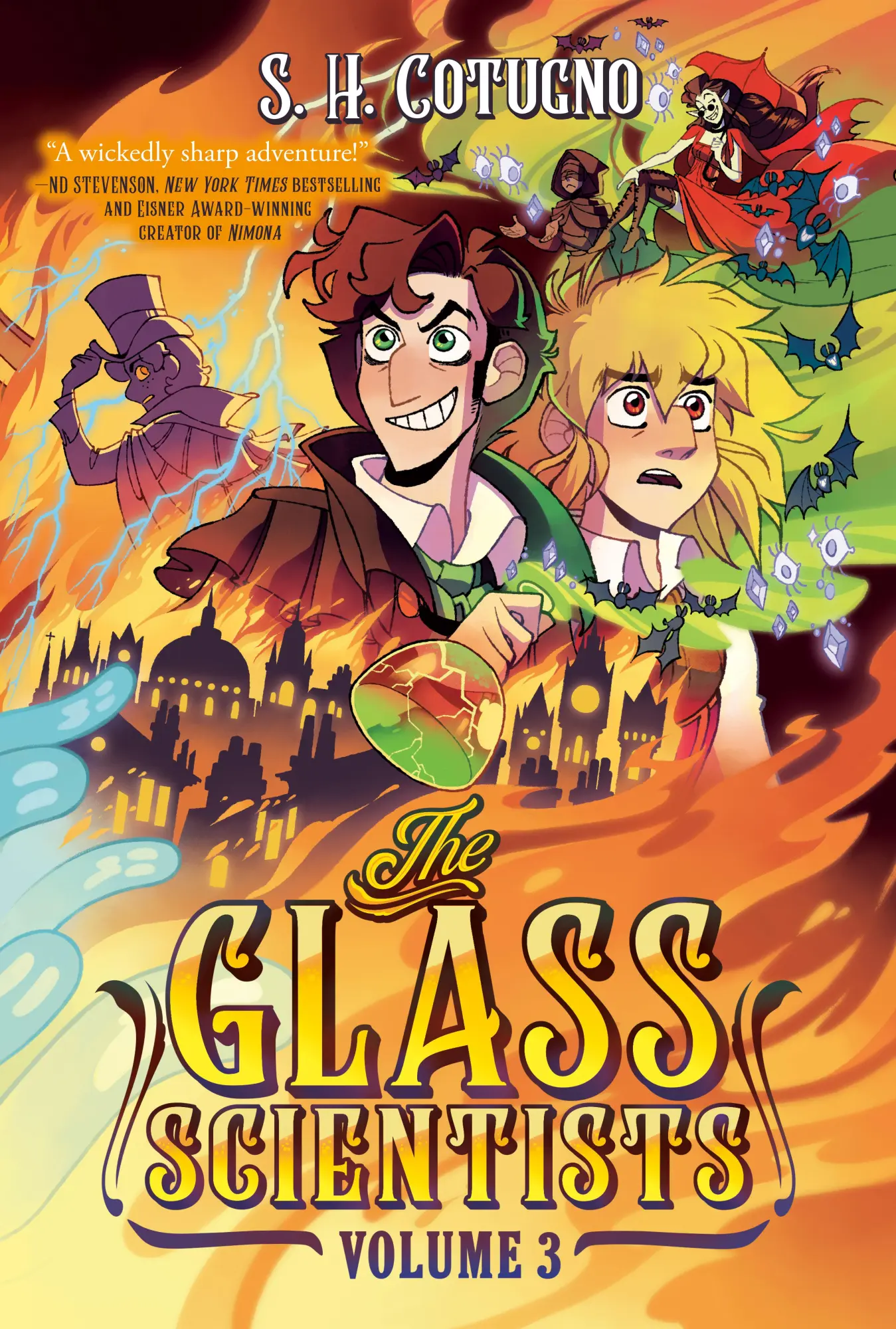 Cover: 9780593524527 | The Glass Scientists: Volume Three | A Graphic Novel | S H Cotugno
