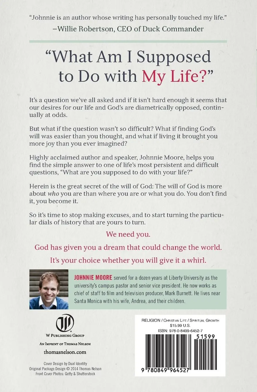 Rückseite: 9780849964527 | What Am I Supposed to Do W My | God's Will Demystified | Moore | Buch
