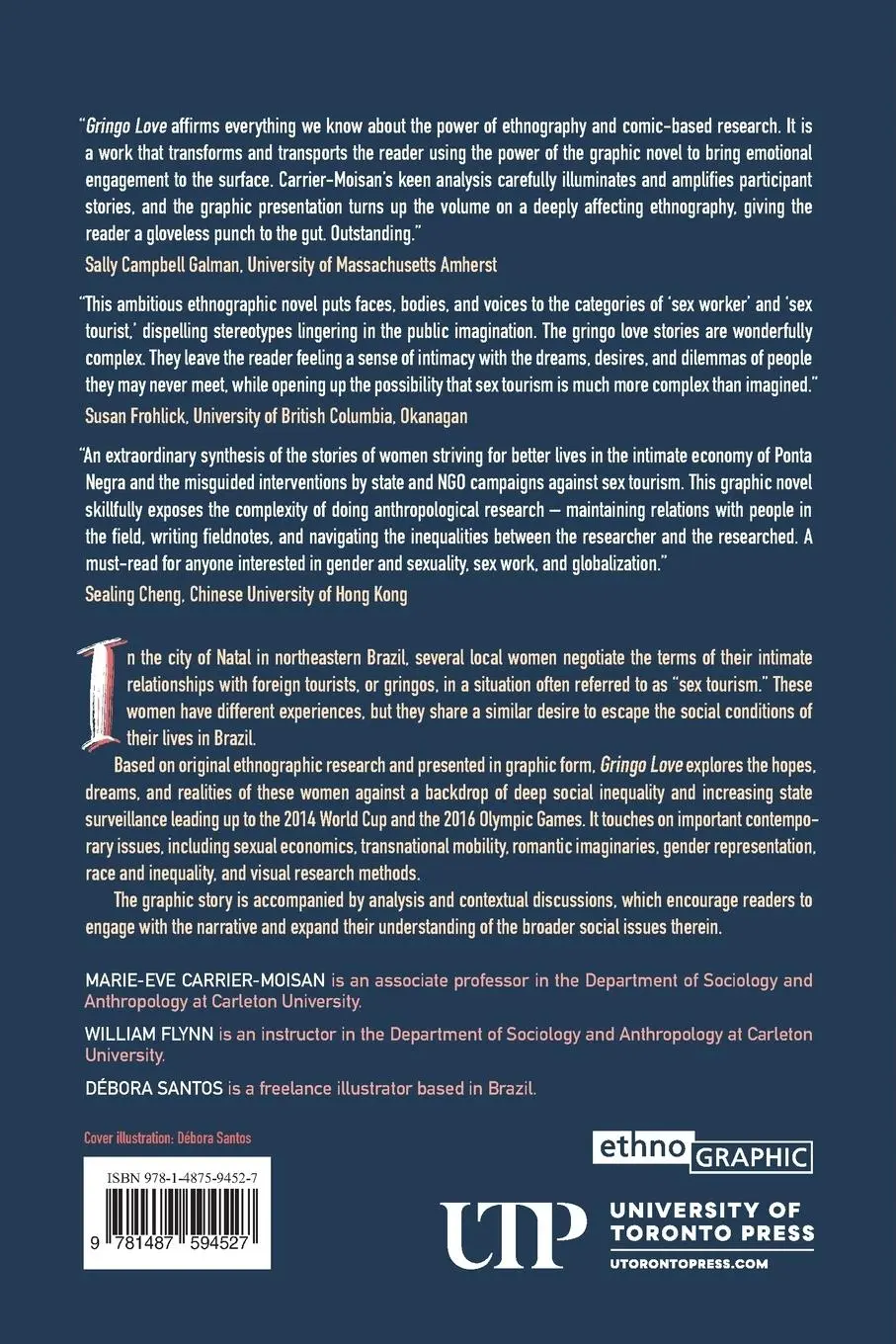 Rückseite: 9781487594527 | Gringo Love | Stories of Sex Tourism in Brazil | Carrier-Moisan | Buch