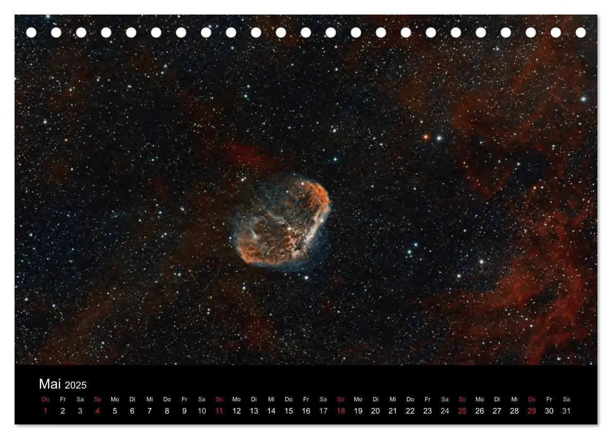 Bild: 9783435674527 | Atemberaubender Weltraum (Tischkalender 2025 DIN A5 quer), CALVENDO...