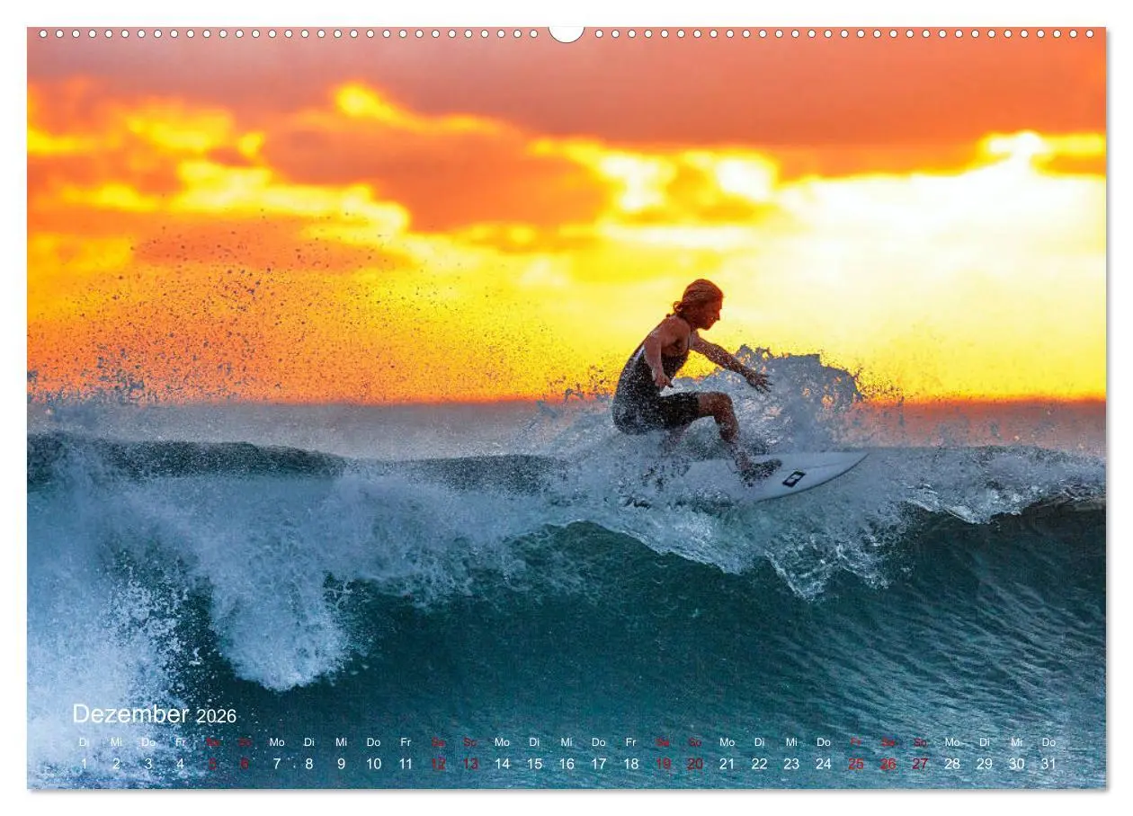 Bild: 9783457834527 | Surfen - die perfekte Welle (Wandkalender 2026 DIN A2 quer),...