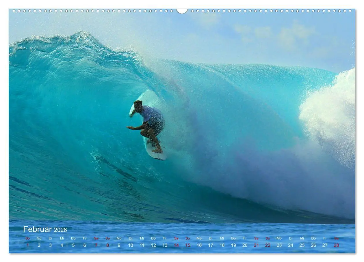 Bild: 9783457834527 | Surfen - die perfekte Welle (Wandkalender 2026 DIN A2 quer),...