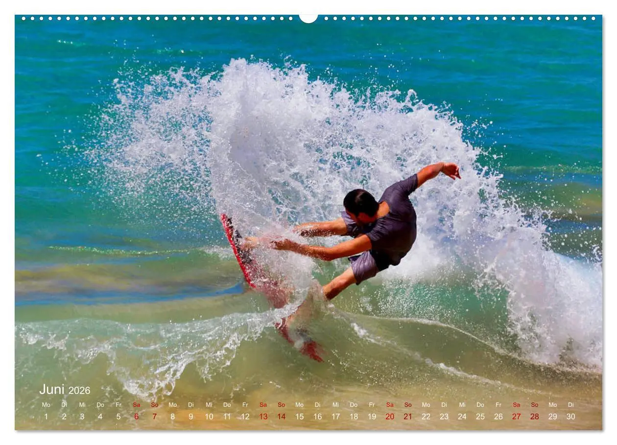 Bild: 9783457834527 | Surfen - die perfekte Welle (Wandkalender 2026 DIN A2 quer),...