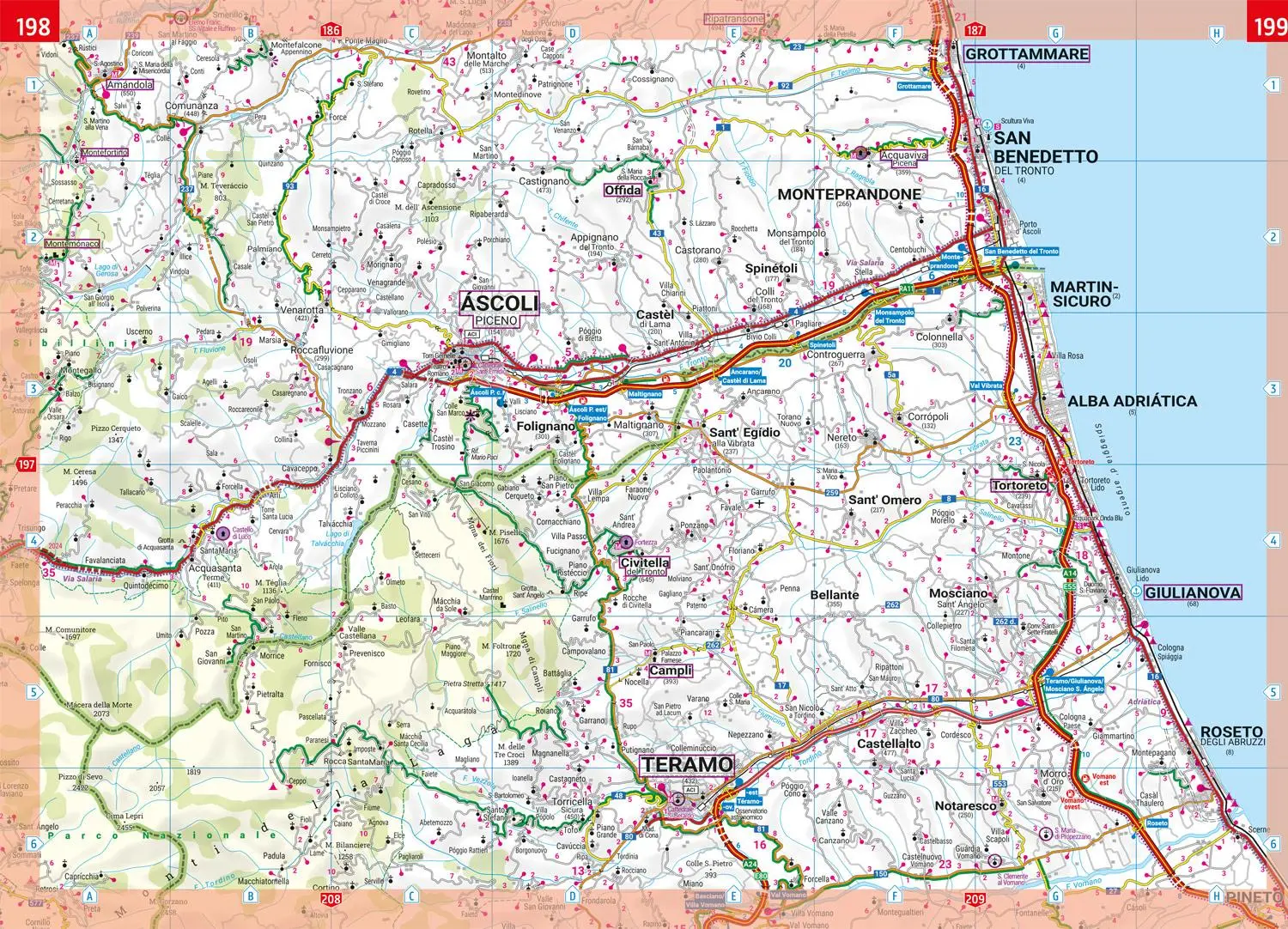 Bild: 9783707924527 | Italien, Autoatlas 1:150.000, freytag &amp; berndt | Freytag &amp; Berndt