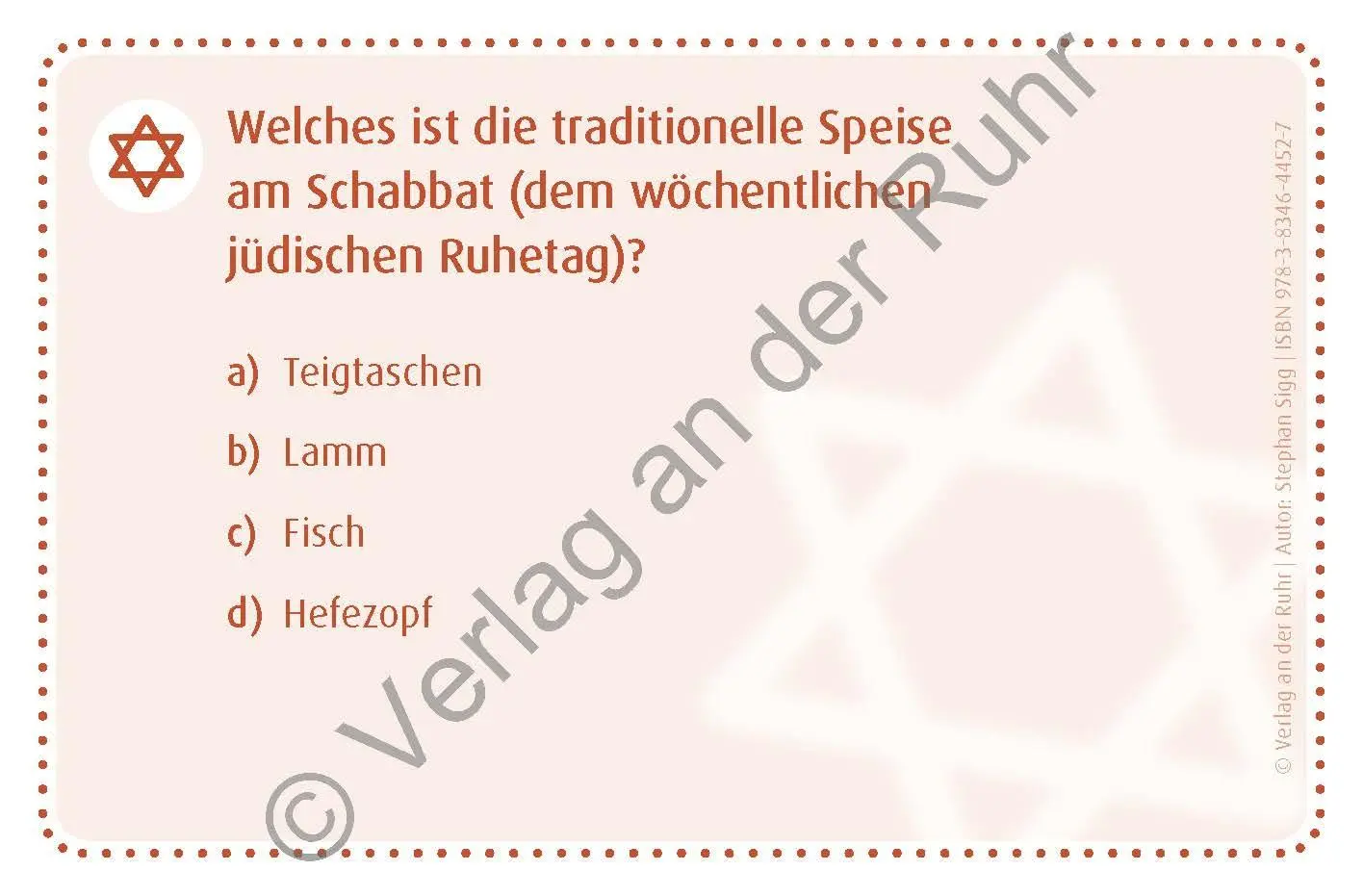 Bild: 9783834644527 | Warum lebt der Papst in Rom? | Stephan Sigg | Spiel | 96 S. | Deutsch