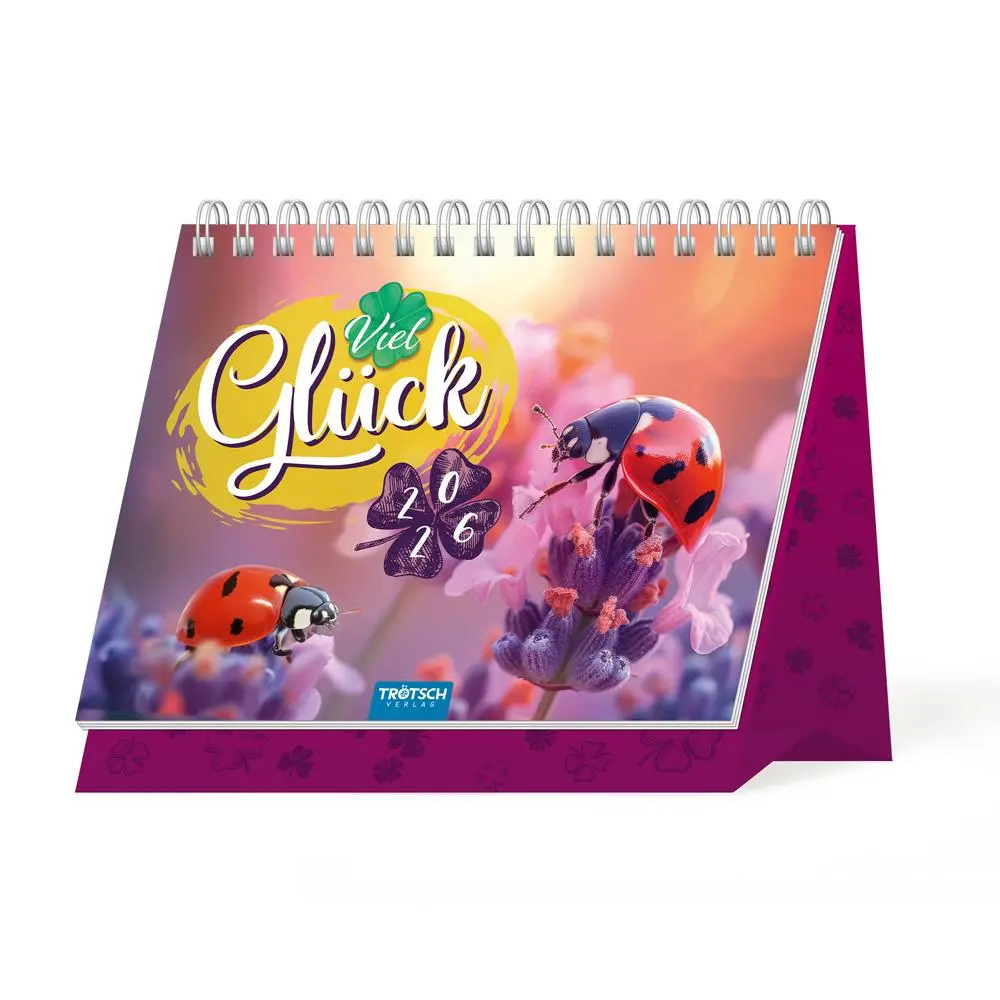 Cover: 9783988024527 | Trötsch Aufstellkalender Viel Glück 2026 | KG | Kalender | XXIV | 2026