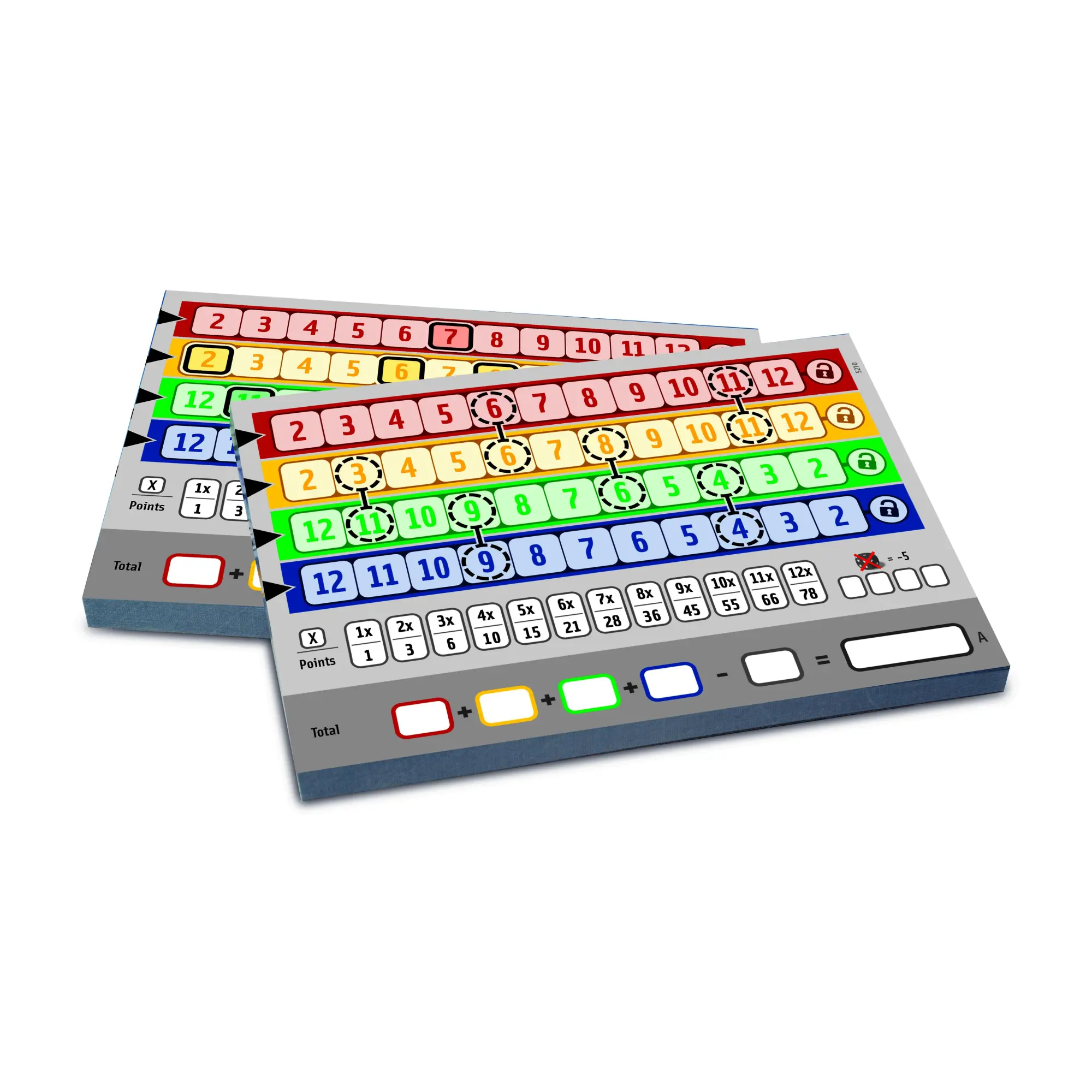 Bild: 4012426884627 | QWIXX Connected - Zusatzblöcke (XL) | Verlag | Spiel | 2 Bde/Tle