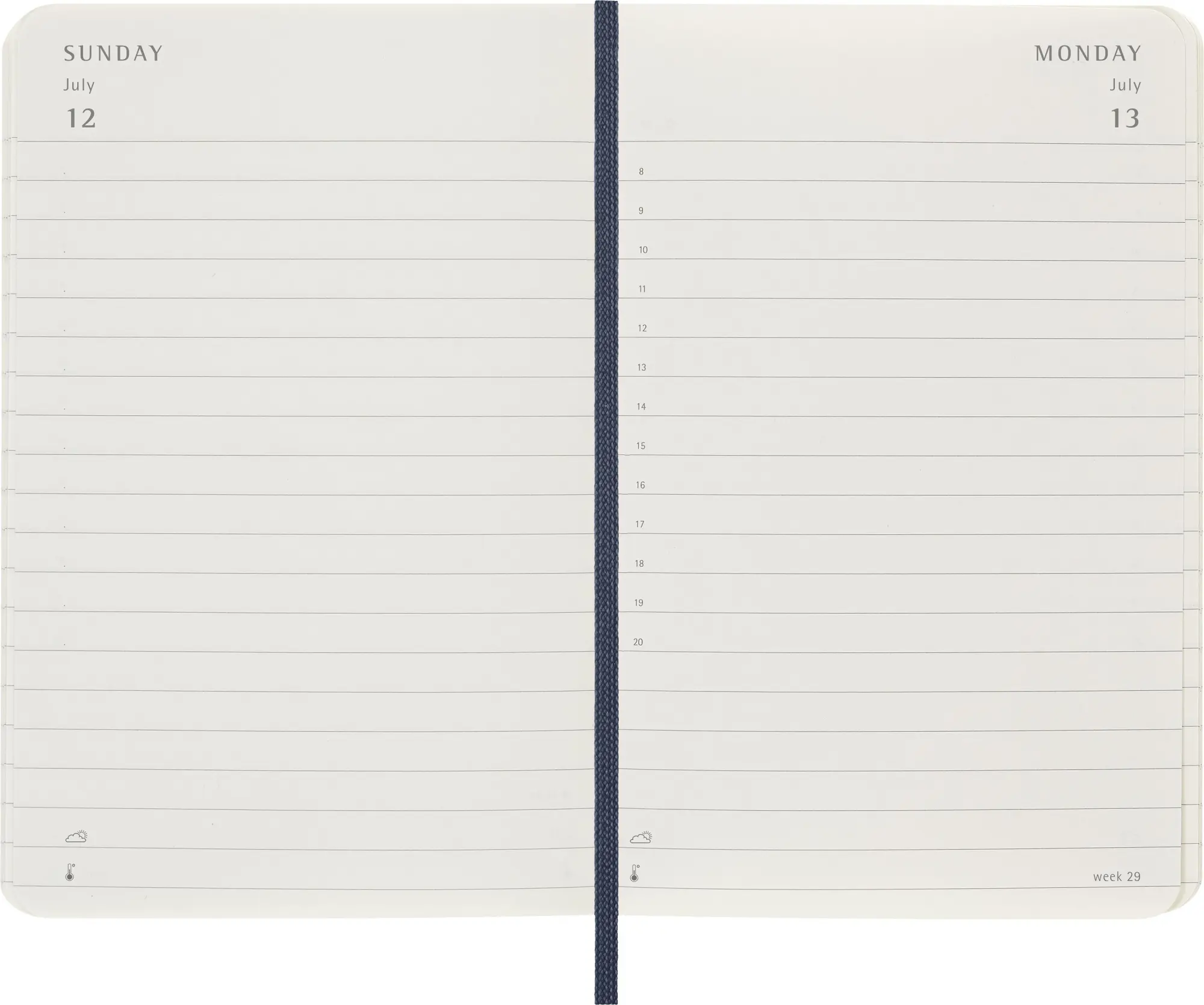 Bild: 8056999274627 | Moleskine 12 Monate Tageskalender 2026, Pocket/A6, 1 Tag = 1 Seite,...