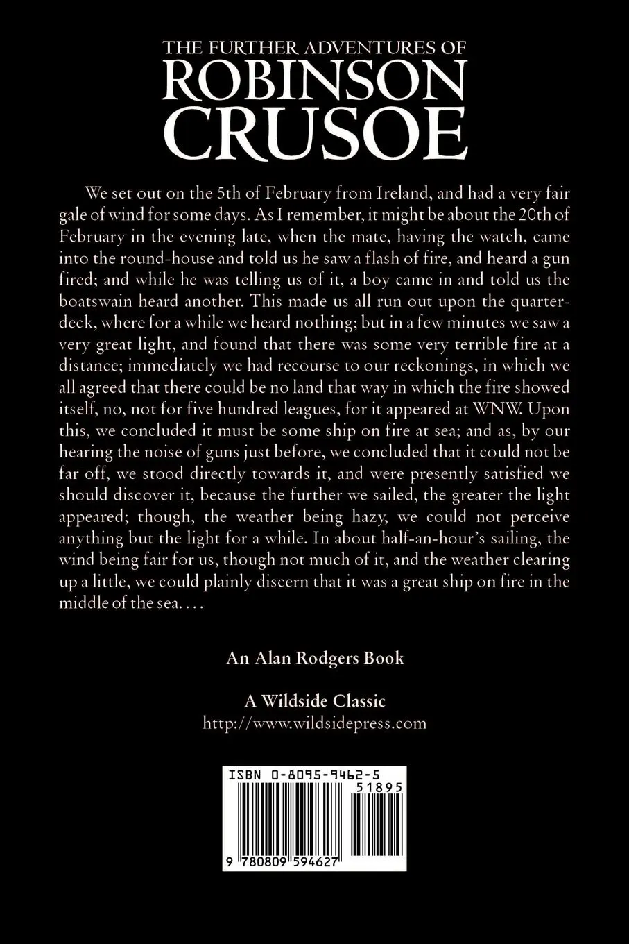 Rückseite: 9780809594627 | The Further Adventures of Robinson Crusoe by Daniel Defoe, Fiction,...