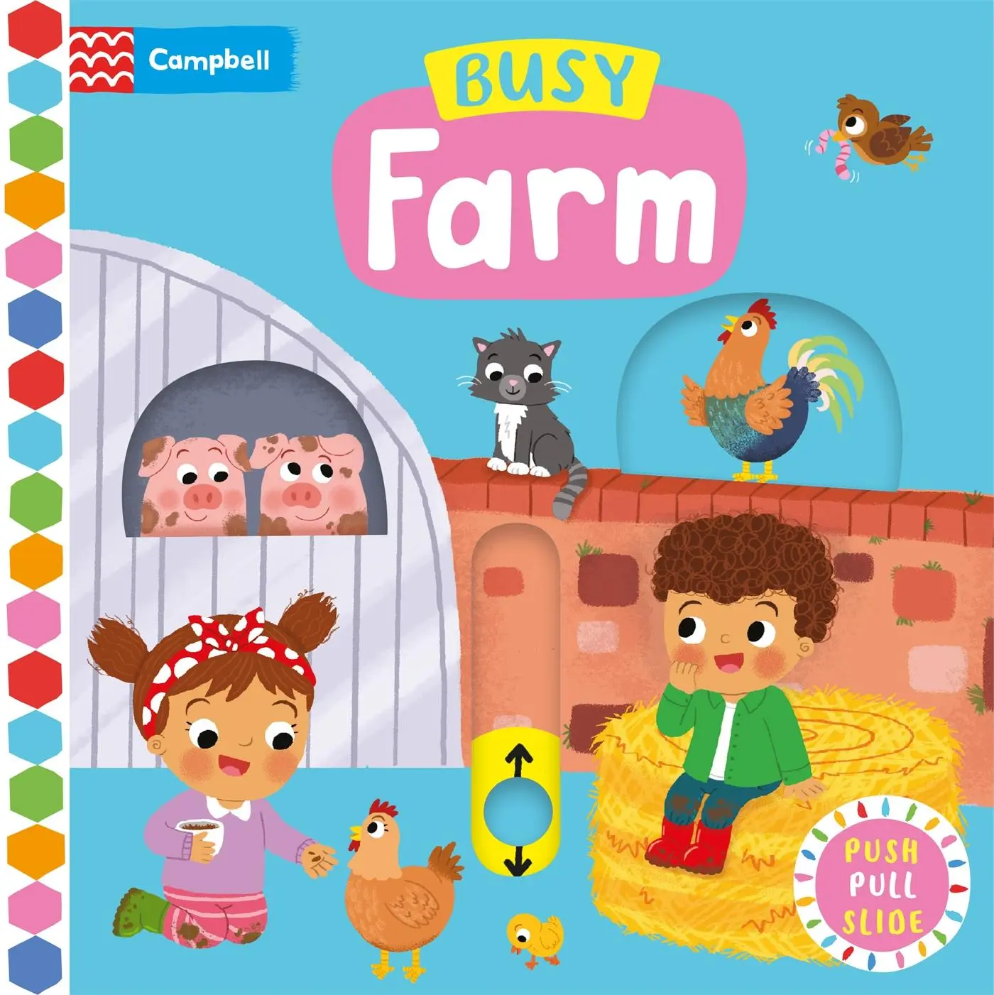 Cover: 9781529084627 | Busy Farm | A Push, Pull, Slide Book | Campbell Books | Buch | 2022