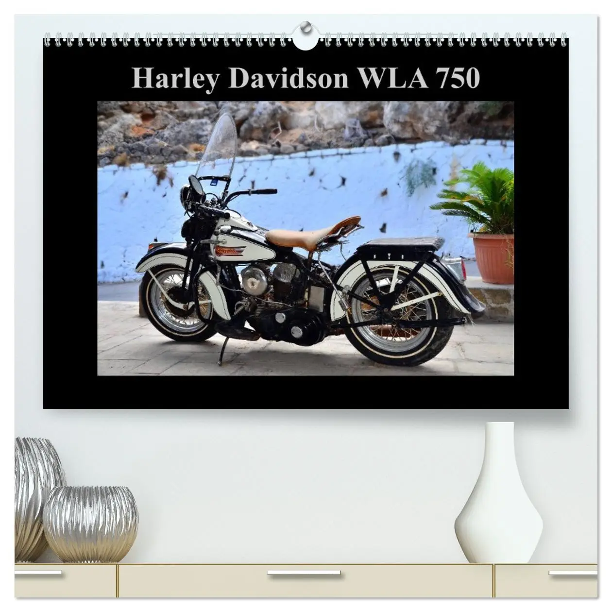 Cover: 9783516084627 | Harley Davidson WLA 750 (hochwertiger Premium Wandkalender 2026 DIN...