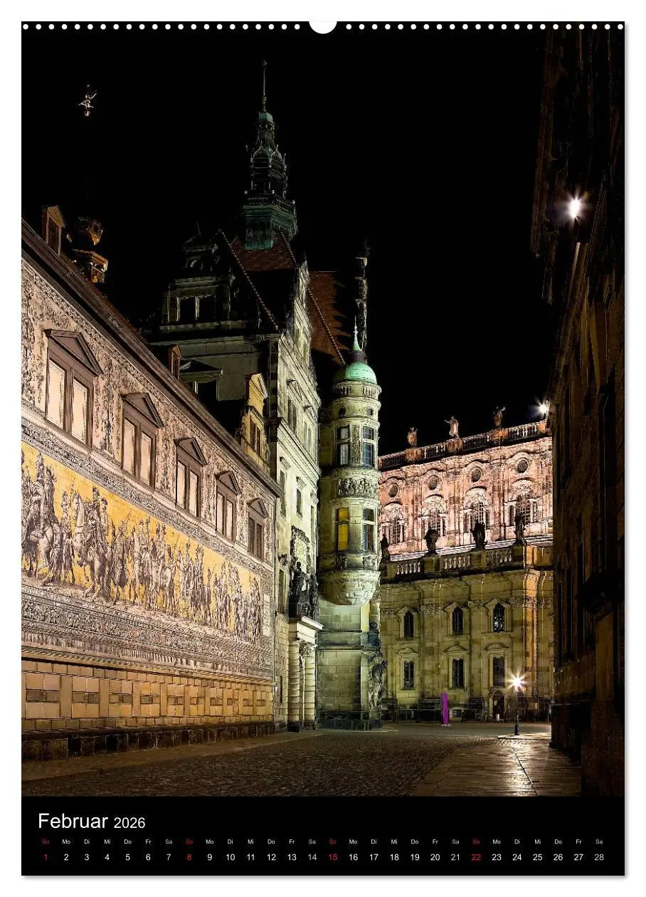 Bild: 9783516464627 | Die wunderschöne Stadt Dresden (Wandkalender 2026 DIN A2 hoch),...