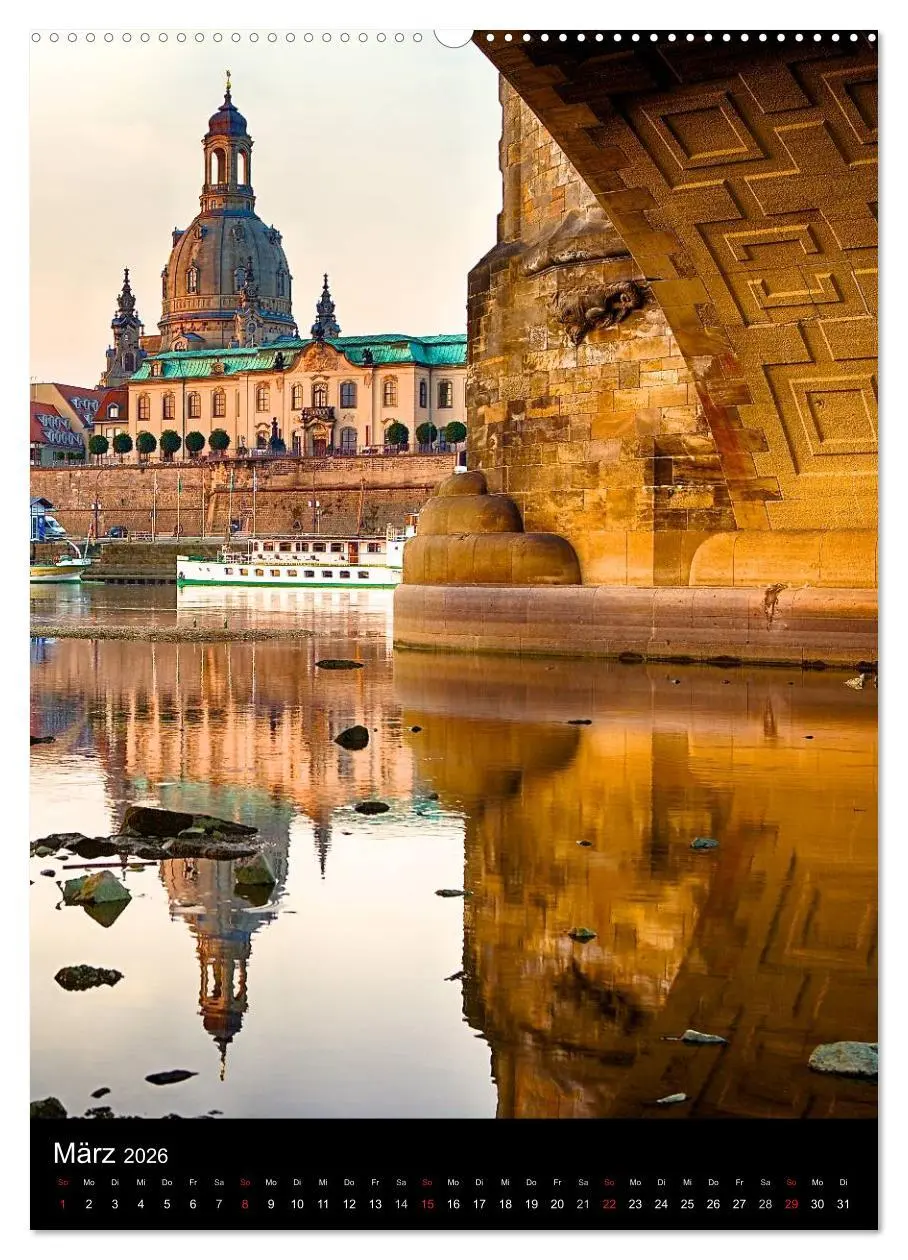 Bild: 9783516464627 | Die wunderschöne Stadt Dresden (Wandkalender 2026 DIN A2 hoch),...