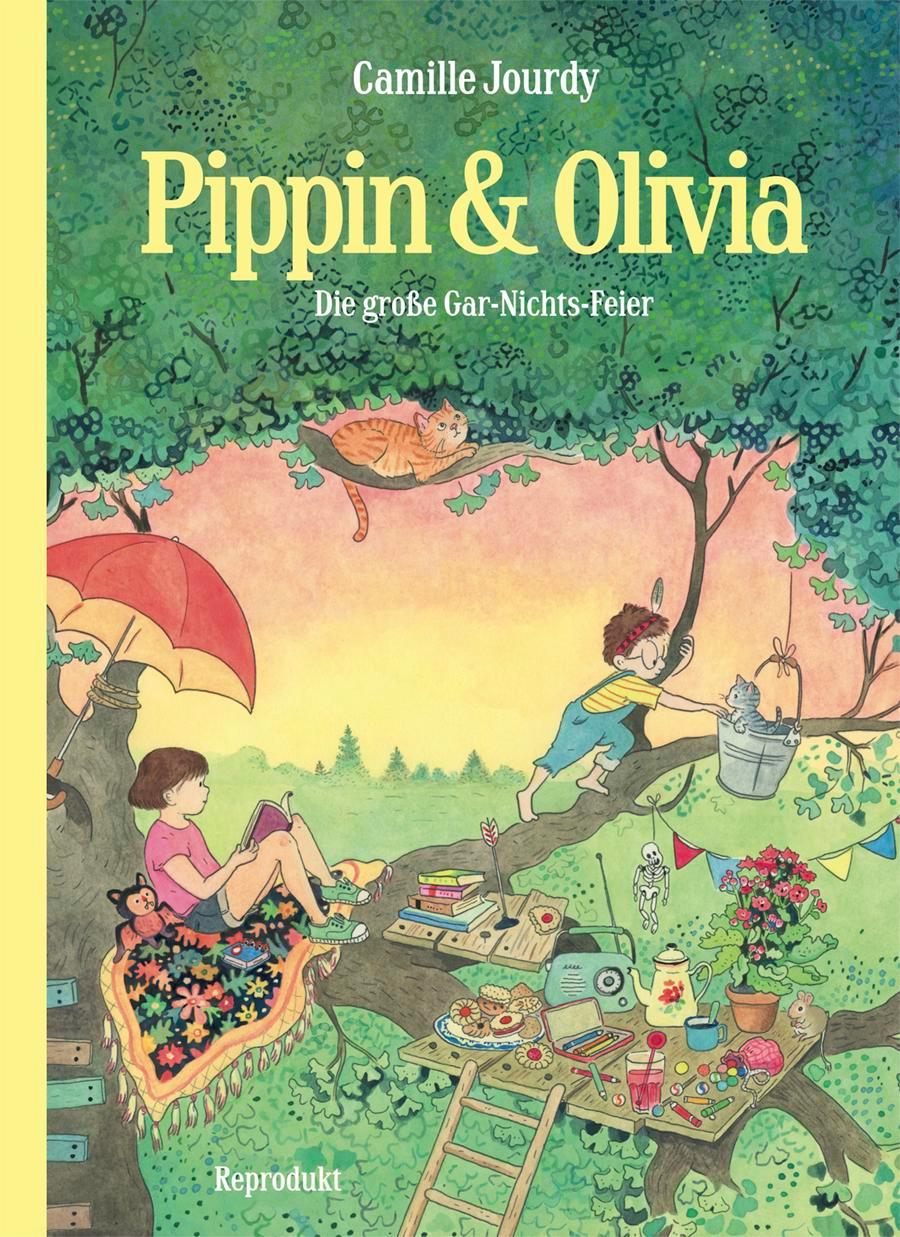 Cover: 9783956404627 | Pippin &amp; Olivia | Die große Gar-Nichts-Feier | Camille Jourdy | Buch