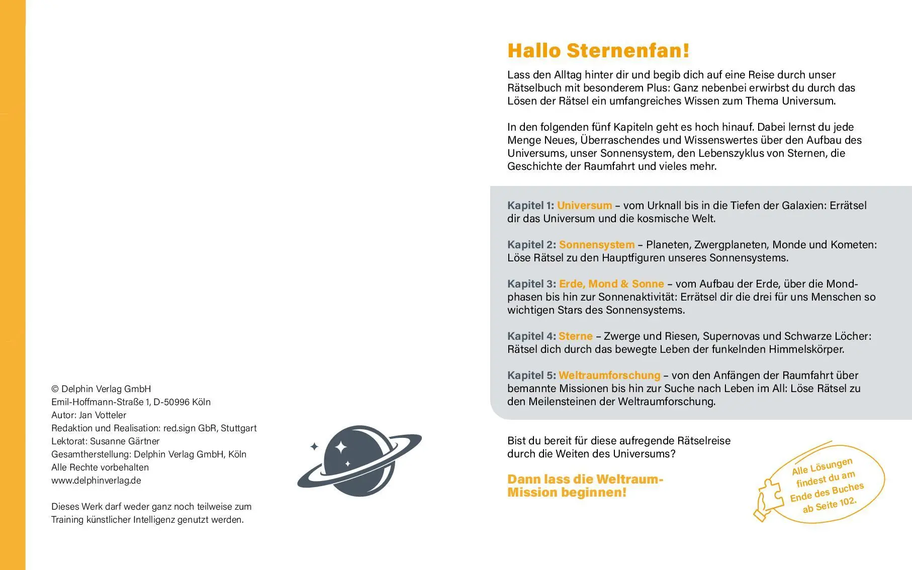 Bild: 9783961284627 | Universum I Wissen in Rätseln | Jan Votteler | Taschenbuch | Deutsch
