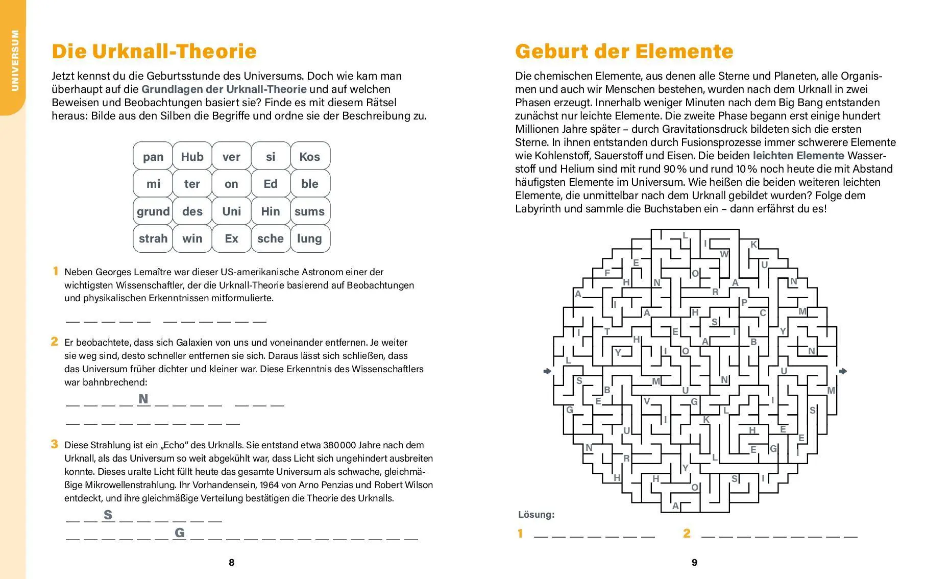 Bild: 9783961284627 | Universum I Wissen in Rätseln | Jan Votteler | Taschenbuch | Deutsch