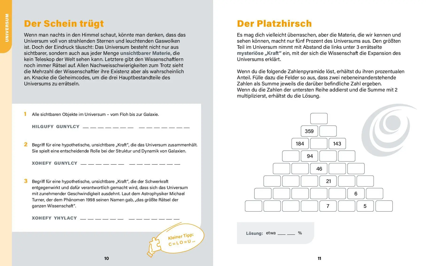 Bild: 9783961284627 | Universum I Wissen in Rätseln | Jan Votteler | Taschenbuch | Deutsch