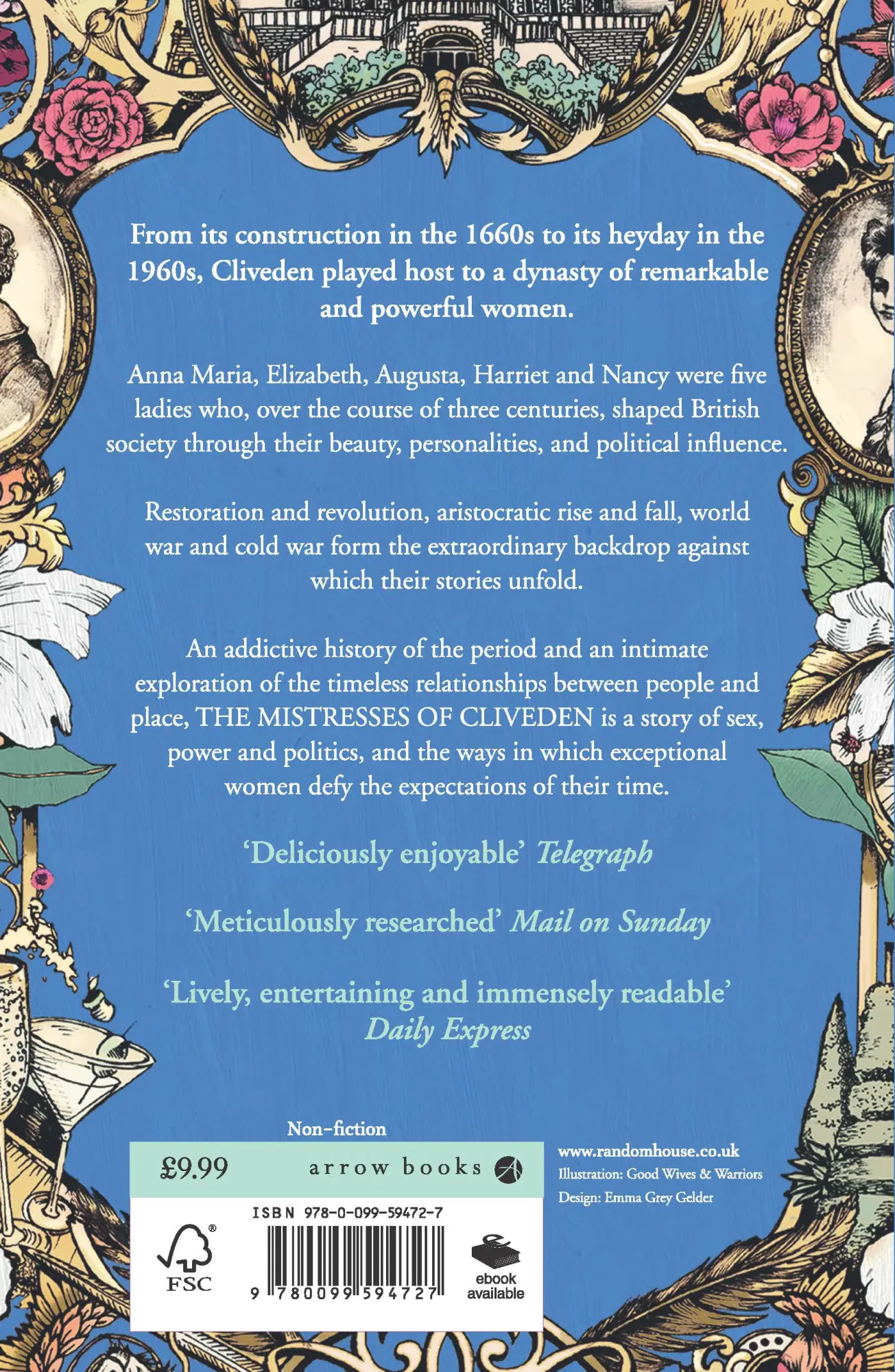 Rückseite: 9780099594727 | The Mistresses of Cliveden | Natalie Livingstone | Taschenbuch | 2016