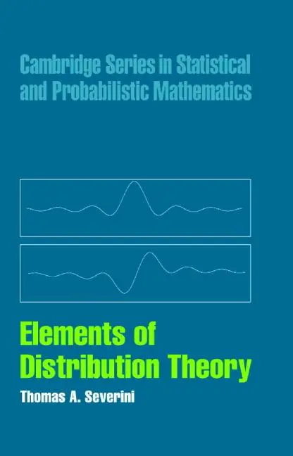 Cover: 9780521844727 | Elements of Distribution Theory | Thomas A. Severini | Buch | Englisch