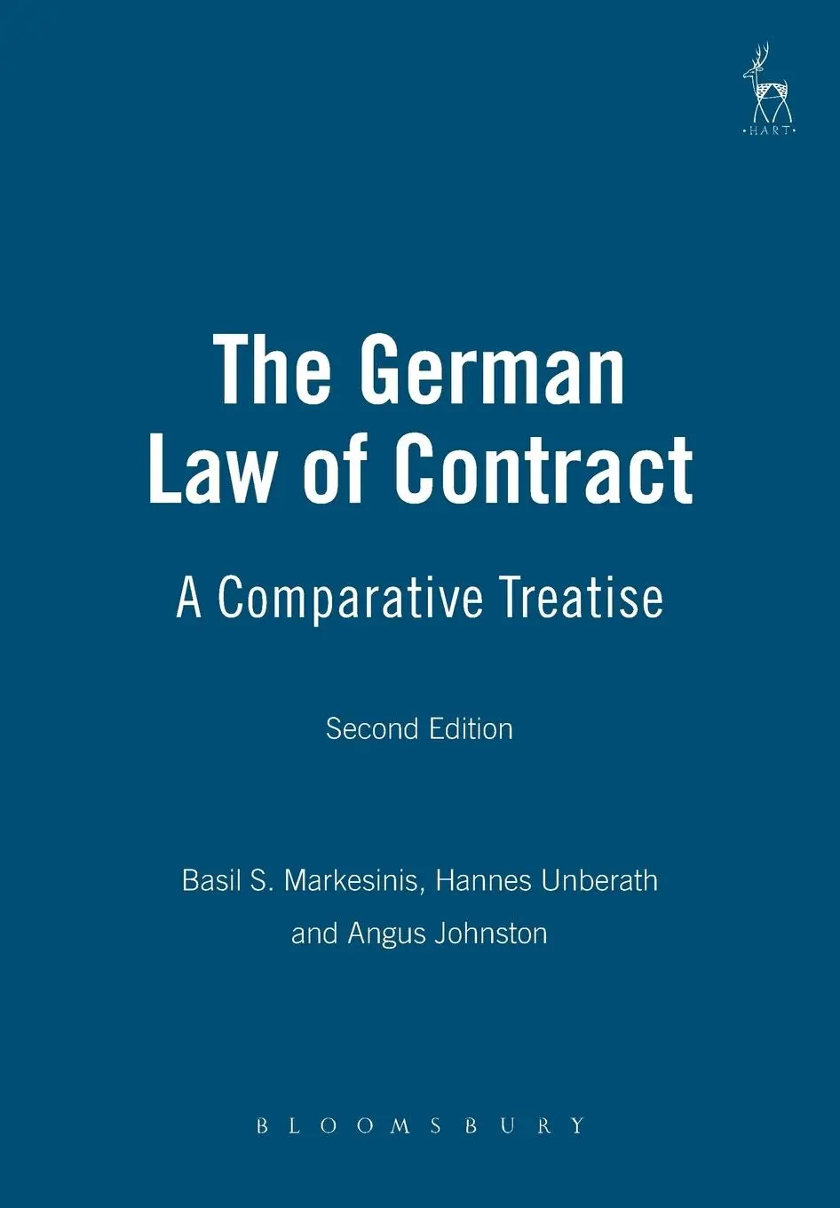 Cover: 9781841134727 | German Law of Contract | A Comparative Treatise (Second Edition)