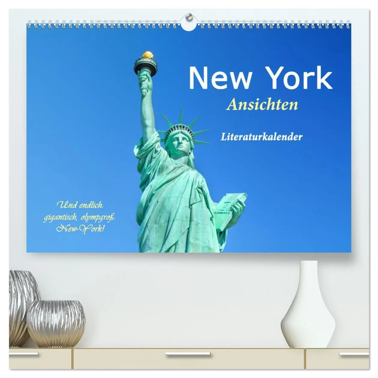 Cover: 9783457294727 | New York Ansichten - Literaturkalender (hochwertiger Premium...
