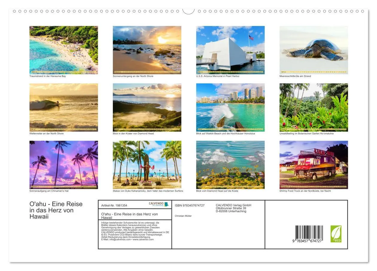 Bild: 9783457674727 | O'ahu - Eine Reise in das Herz von Hawaii (hochwertiger Premium...