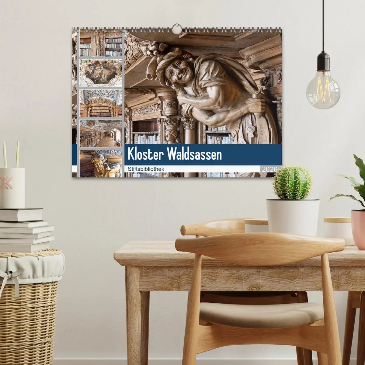 Bild: 9783457744727 | Kloster Waldsassen Stiftsbibliothek (Wandkalender 2026 DIN A3...
