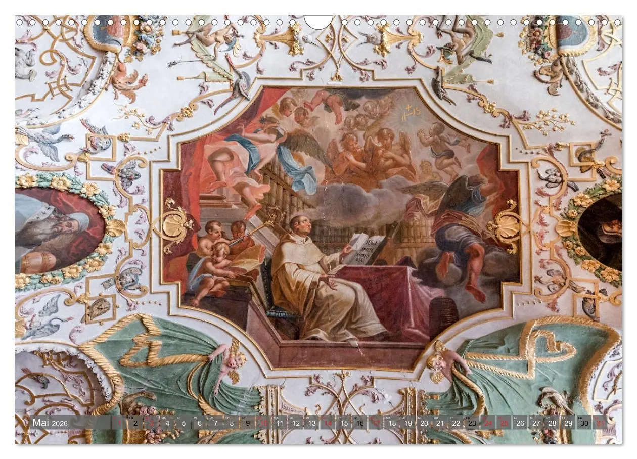 Bild: 9783457744727 | Kloster Waldsassen Stiftsbibliothek (Wandkalender 2026 DIN A3...