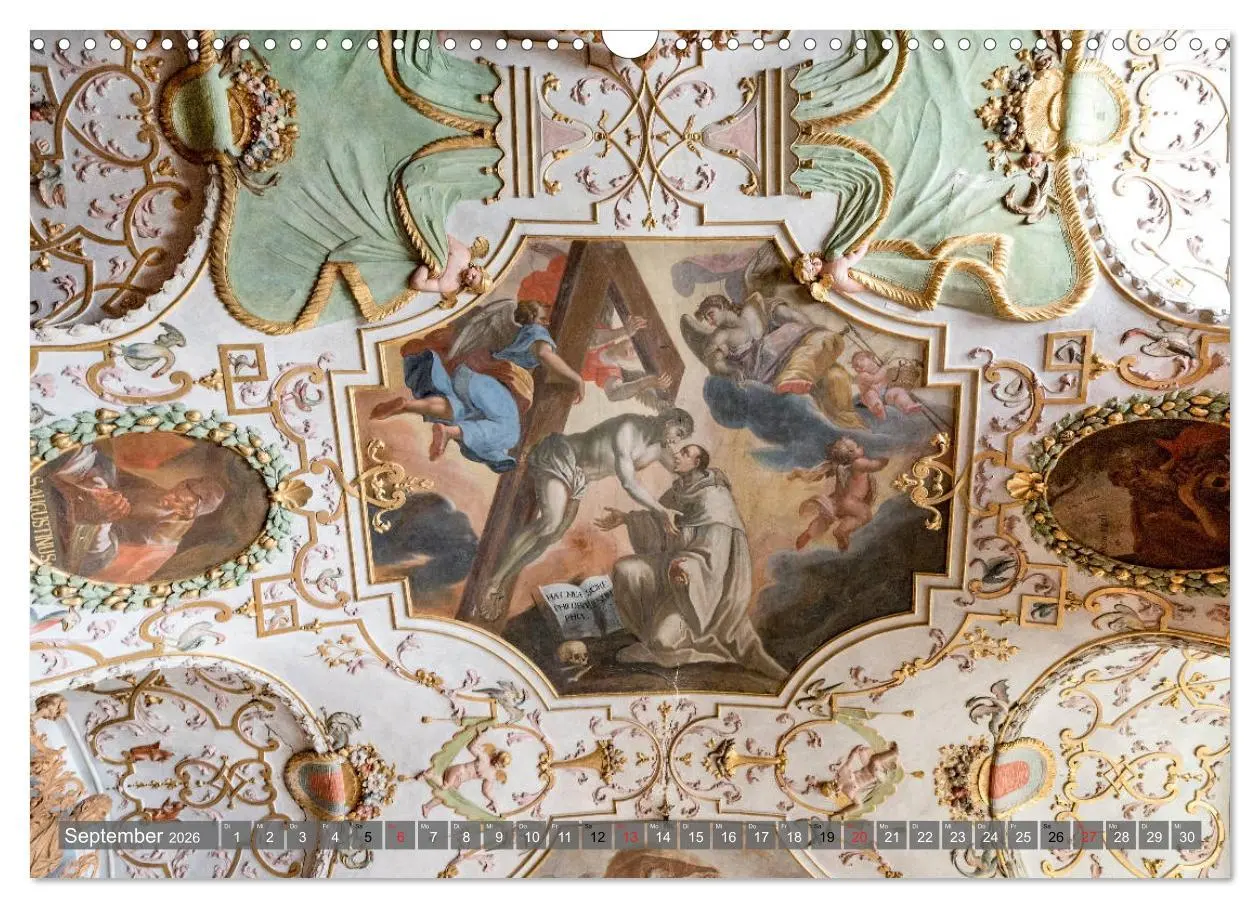 Bild: 9783457744727 | Kloster Waldsassen Stiftsbibliothek (Wandkalender 2026 DIN A3...