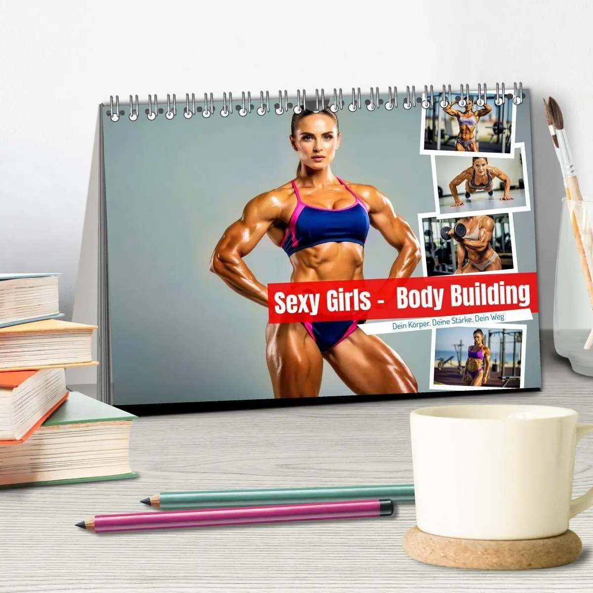 Bild: 9783516764727 | Sexy Girls - Body Building (Tischkalender 2027 DIN A5 quer),...
