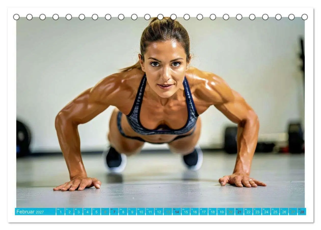 Bild: 9783516764727 | Sexy Girls - Body Building (Tischkalender 2027 DIN A5 quer),...