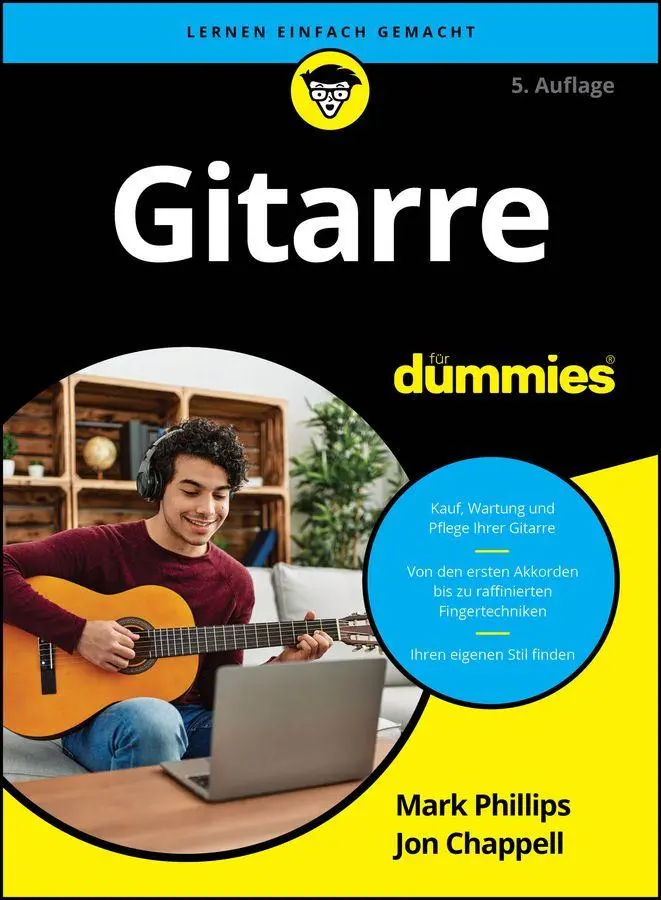 Cover: 9783527724727 | Gitarre für Dummies | Mark Phillips (u. a.) | Taschenbuch | 416 S.