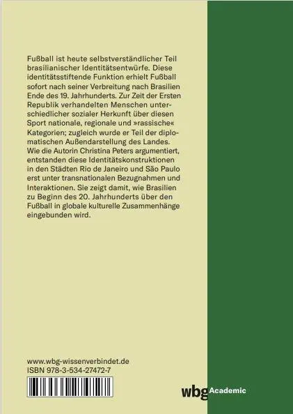 Rückseite: 9783534274727 | Das globalisierte Spiel | Christina Peters | Buch | Historamericana
